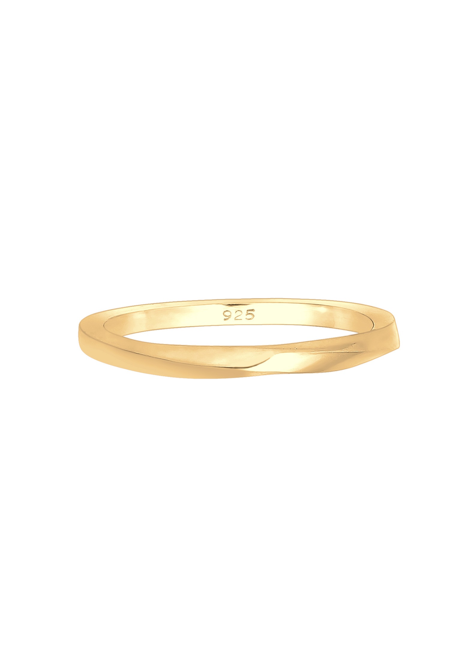 Elli Silberring »Ring Gedreht Trend Basic 925er Silber«