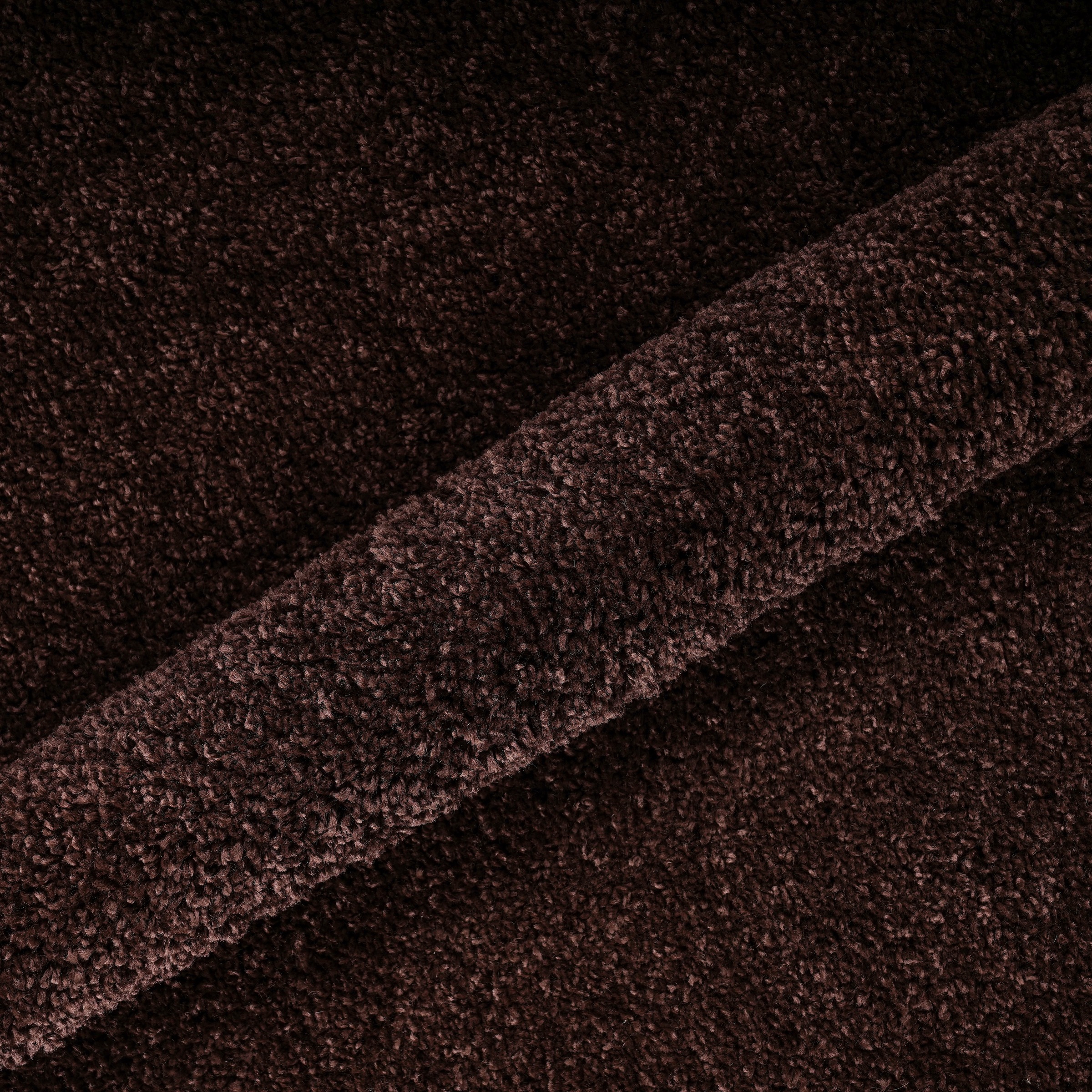 my home Teppich »Shaggy 30« rund 30 mm Höhe Teppich in Uni-Farben, besonders weich und kuschelig