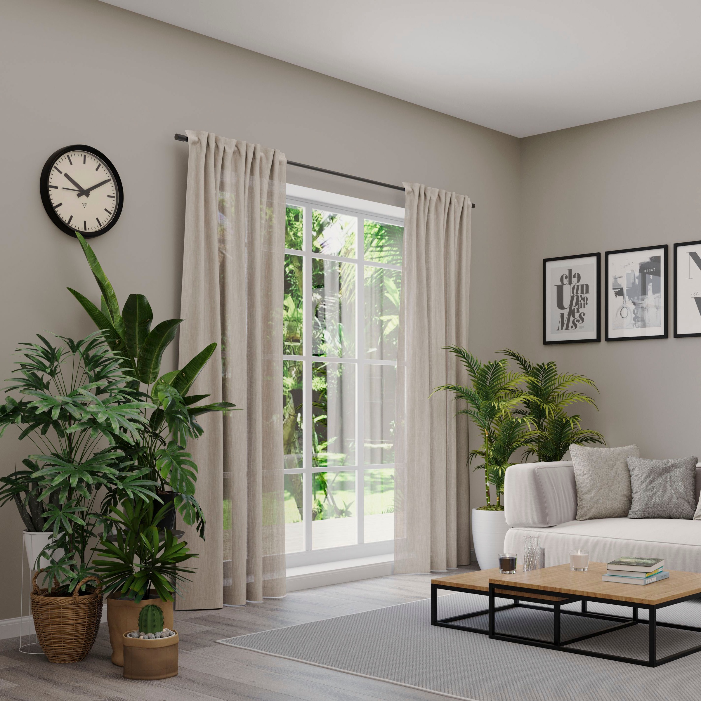 Neutex for you! Vorhang »Libre-ECO« Multifunktionsband 1 Stk. tlg. nach Maß