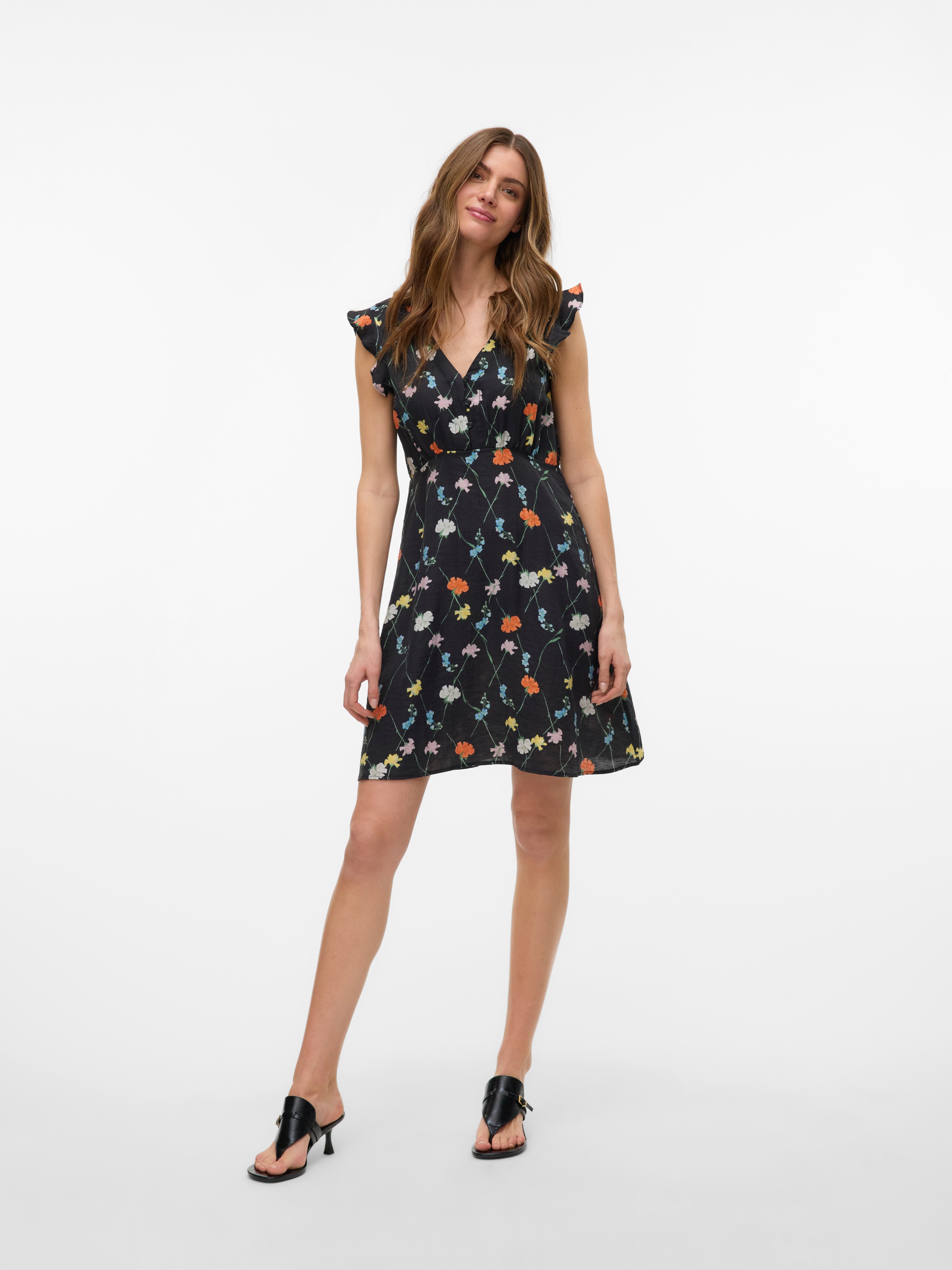 Vero Moda Maxikleid »VMFLORA OLGA CS SHORT DRESS WVN GA«