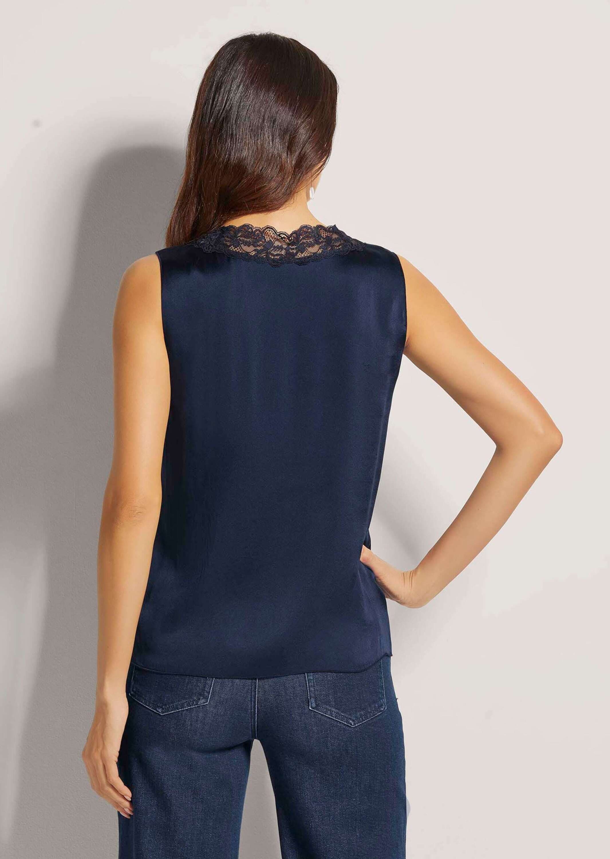 MADELEINE Trägertop »Top Lingerie-Top aus Seidensatin«