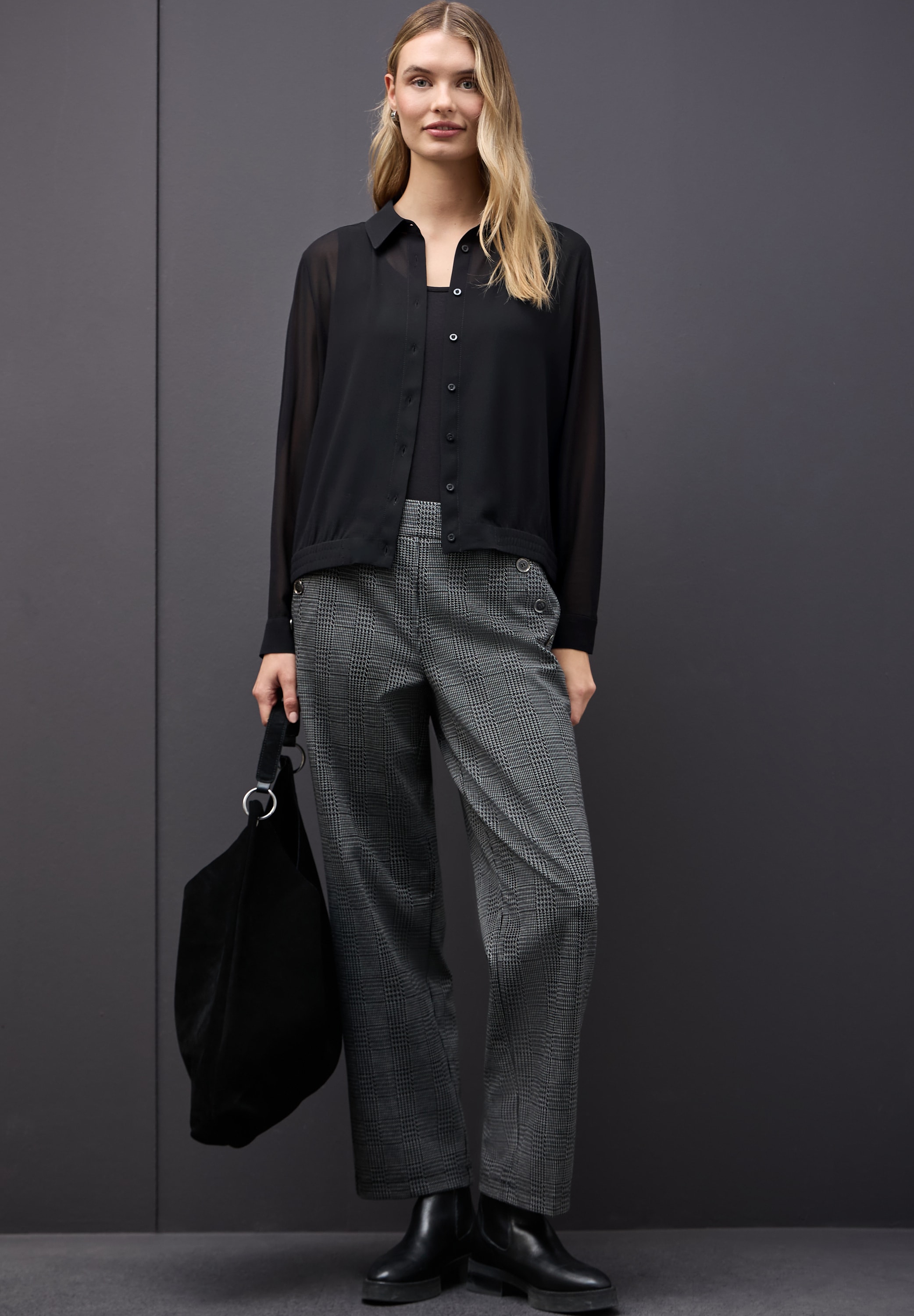 STREET ONE Chiffonbluse