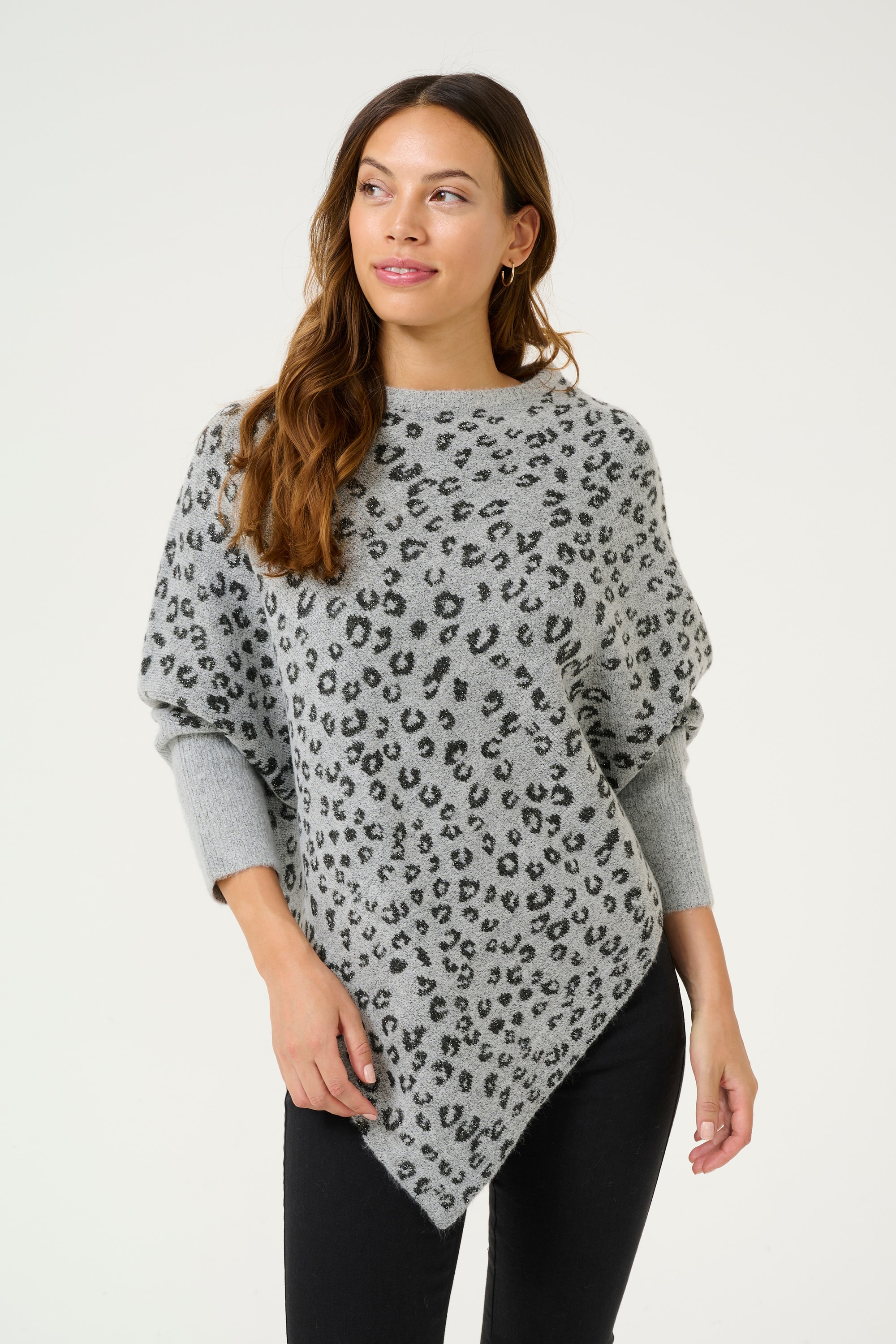 KAFFE Strickponcho »Poncho KAmolly«