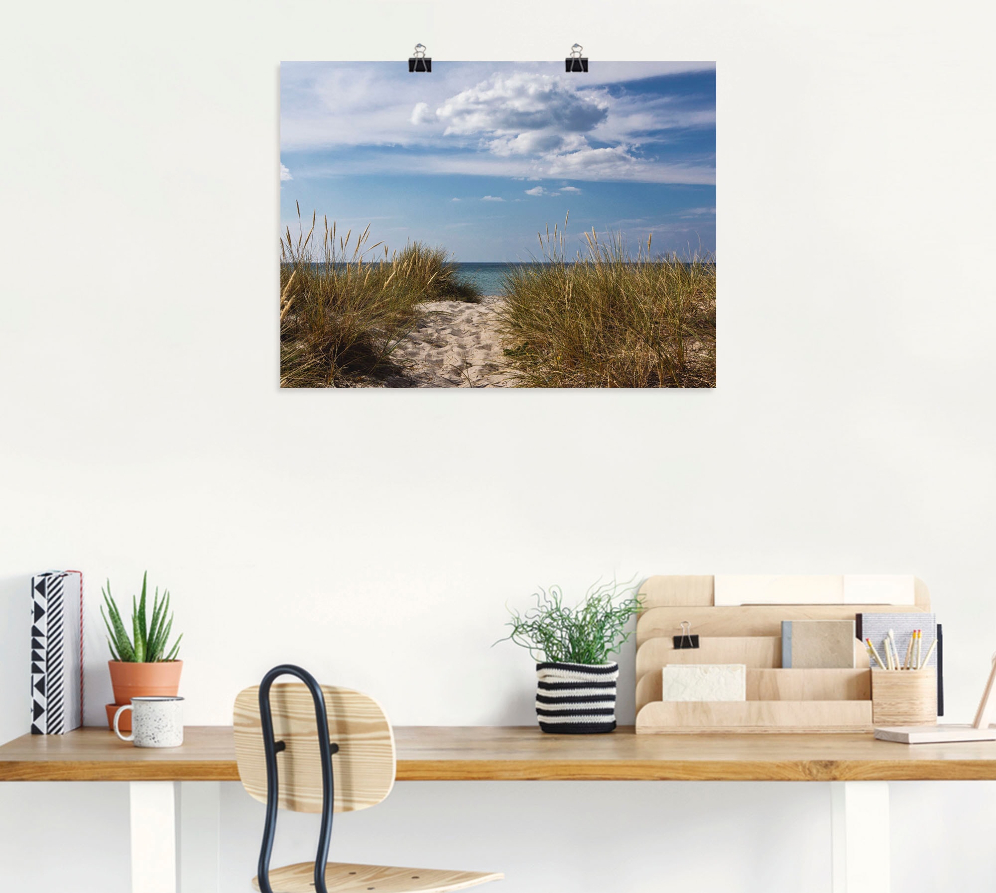 oder OTTO als Artland in in Alubild, versch. »Ostseestrand Wandbild Dänemark«, Leinwandbild, im (1 Shop Poster kaufen Online Wandaufkleber St.), Größen Strand,