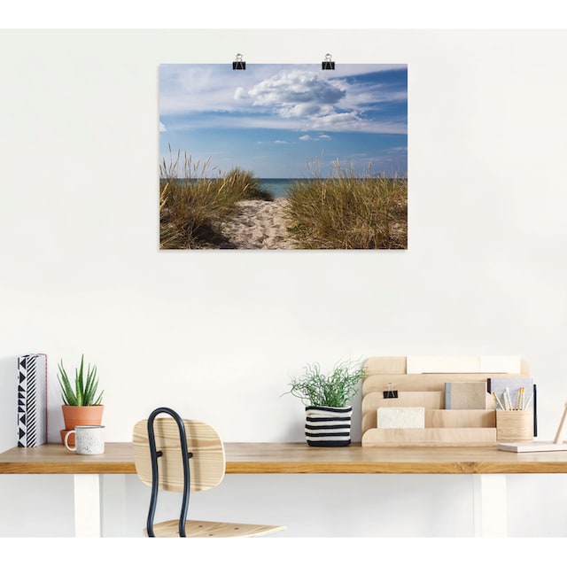 Artland Wandbild »Ostseestrand in Dänemark«, Strand, (1 St.), als Alubild,  Leinwandbild, Wandaufkleber oder Poster in versch. Größen kaufen im OTTO  Online Shop
