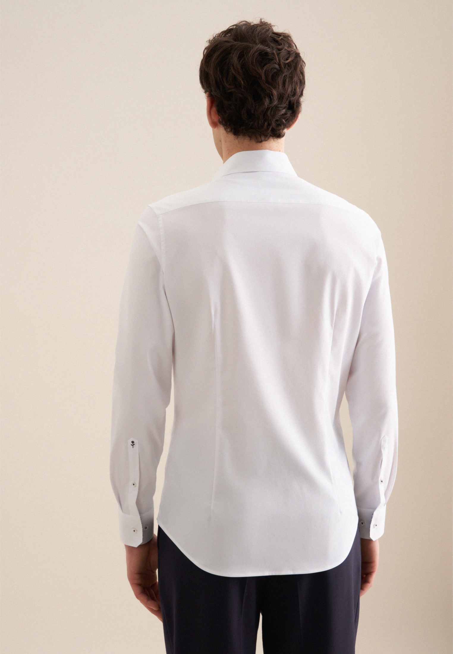 seidensticker Businesshemd »Slim«, Slim Langarm Kentkragen Uni