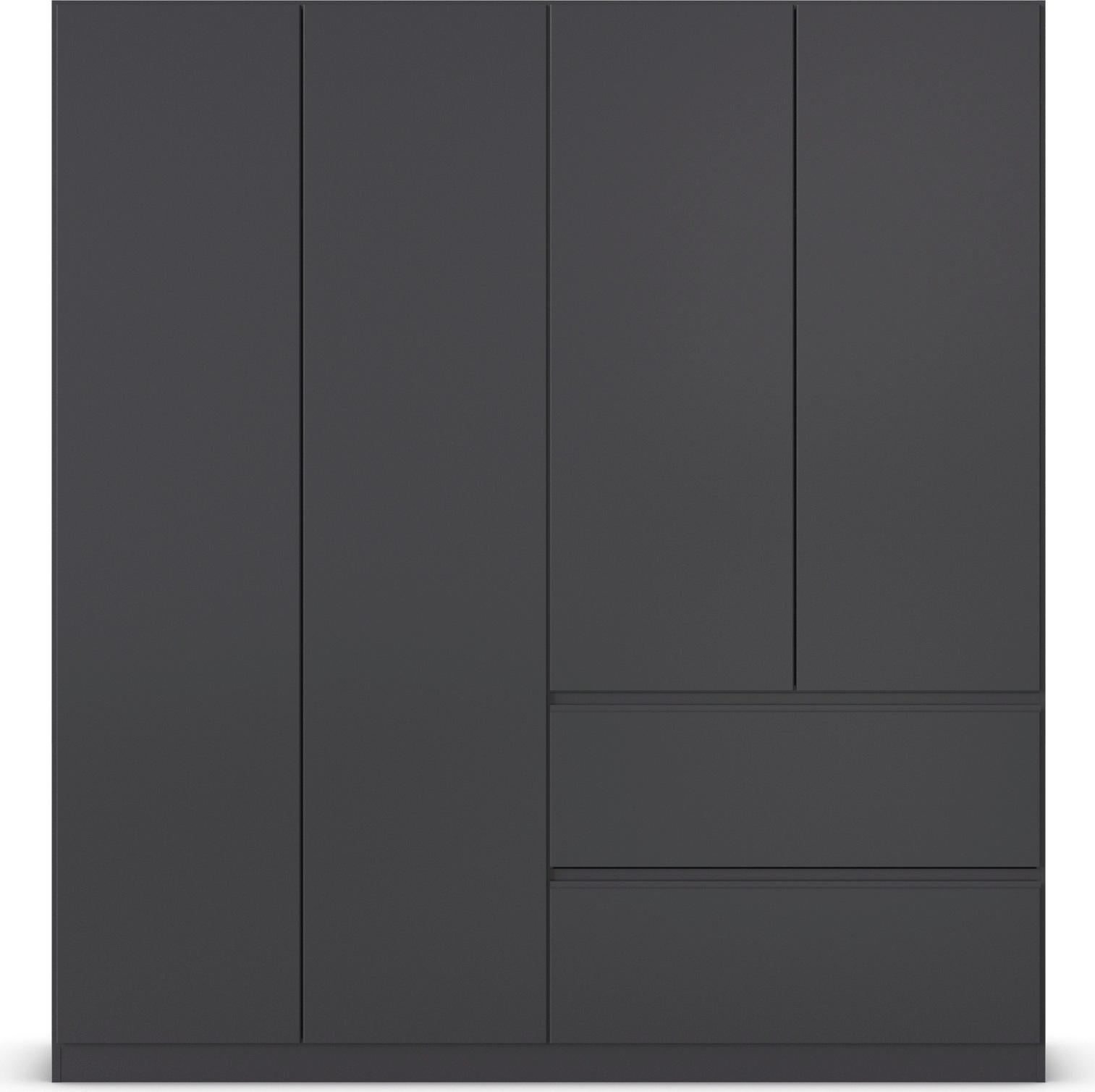 rauch Drehtürenschrank »Kleiderschrank Schrank Garderobe Wäscheschrank COSTA in 3 Breiten«, viel Platz, grifflose Front und Push-to-Open Funktion MADE IN GERMANY