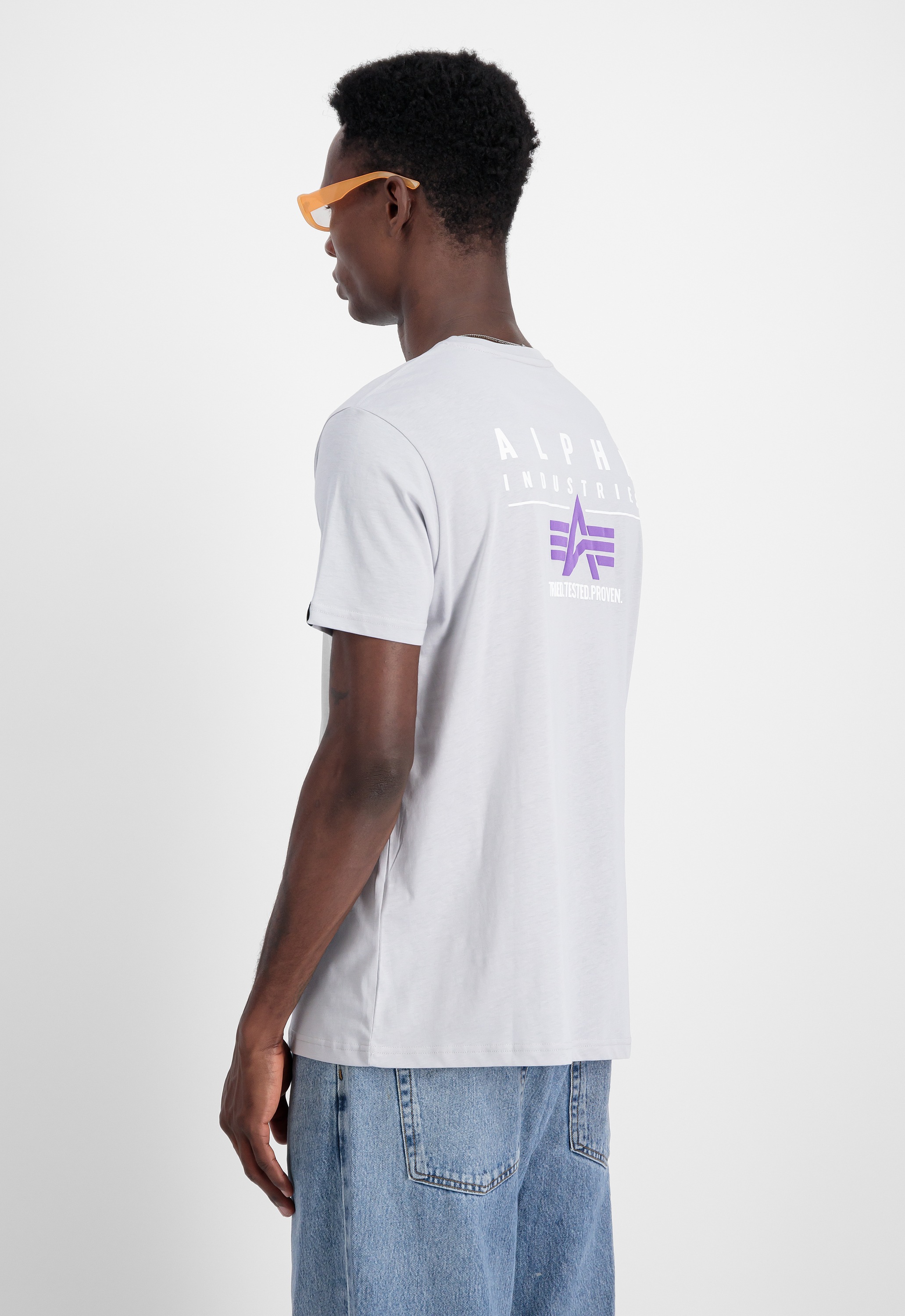 Alpha Industries T-Shirt »Puff Print Logo Backprint T-Shirt T-Shirt«