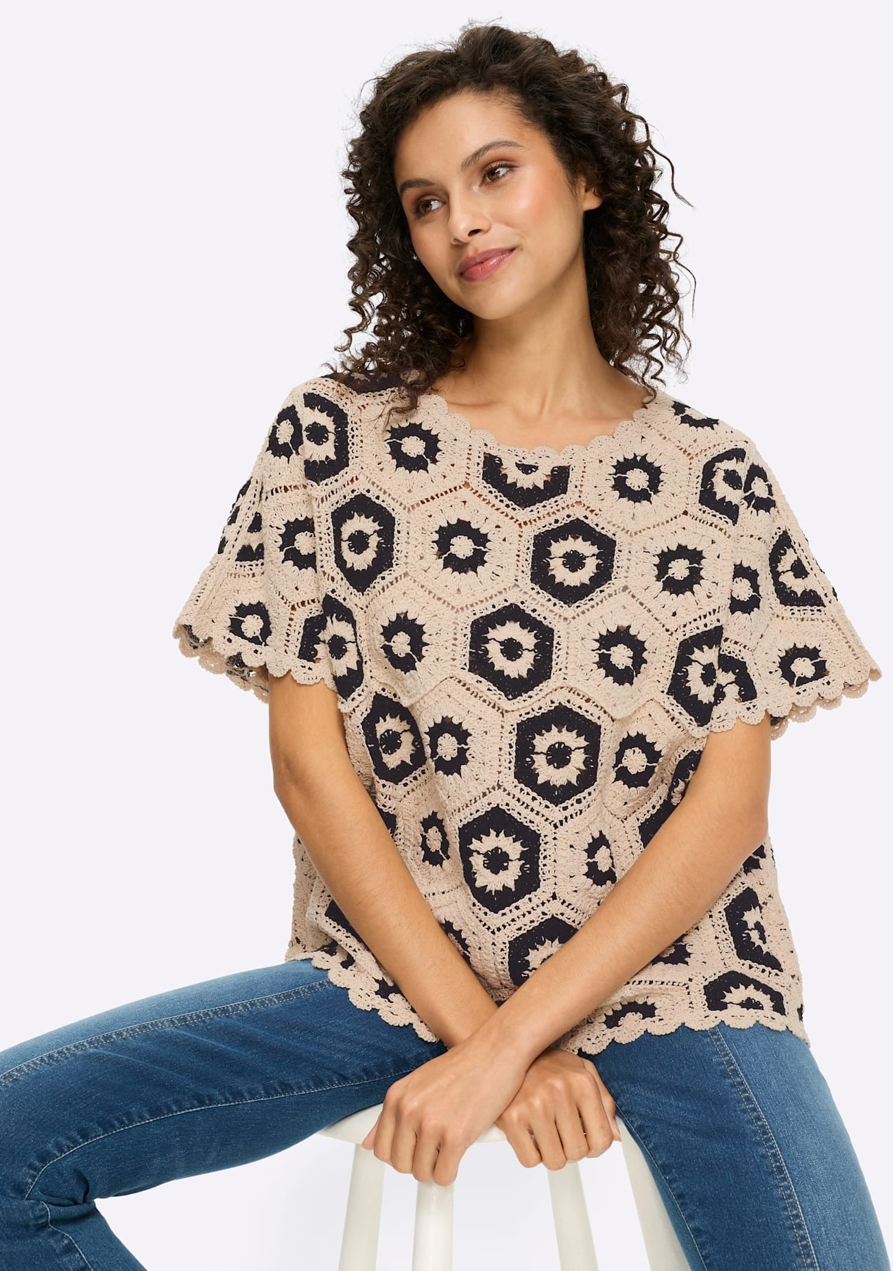 heine Kurzarmpullover »Pullover«
