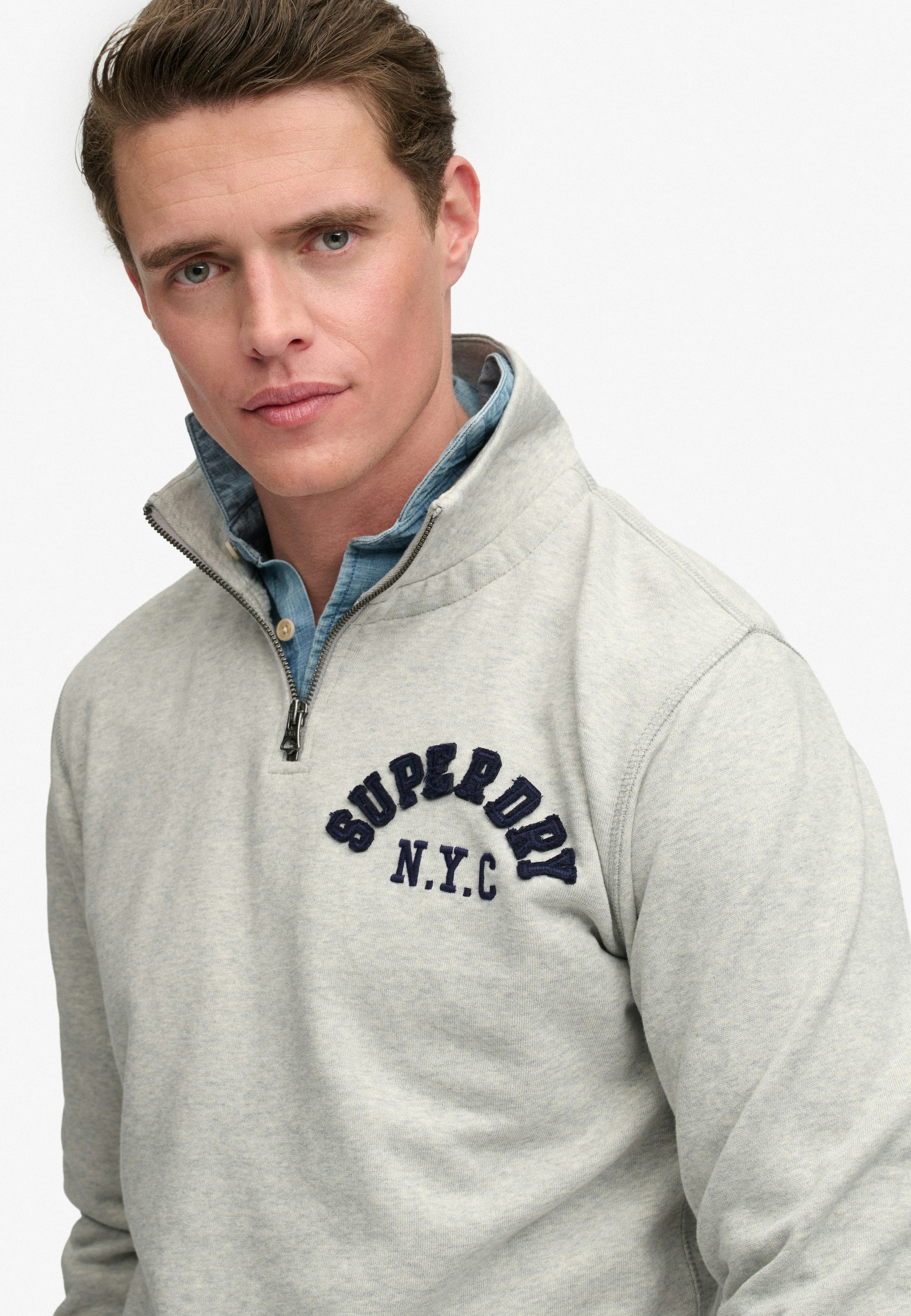 Superdry Sweatshirt »VINTAGE ATHLETIC HALF ZIP«
