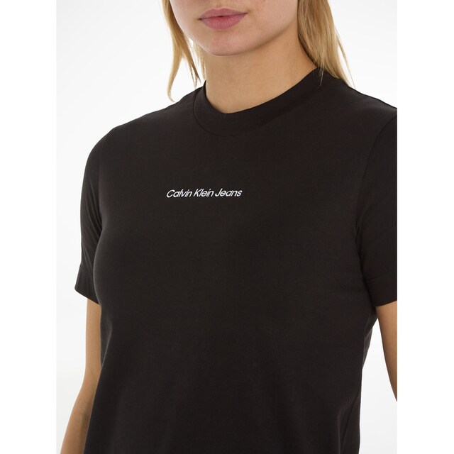 Klein »INSTITUTIONAL im Online Markenlabel TEE«, mit Shop Jeans OTTO Calvin STRAIGHT T-Shirt
