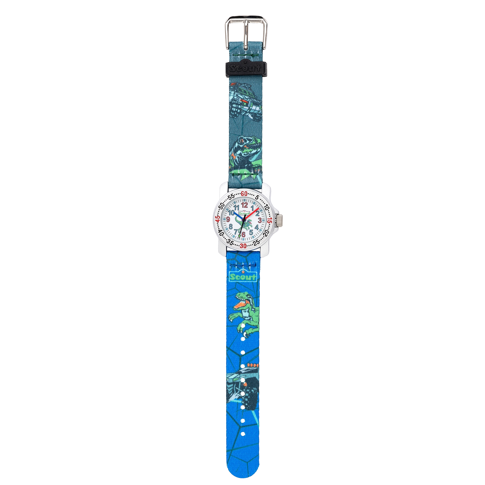 Scout Quarzuhr »Action Boys« Armbanduhr, Kinderuhr, Lernuhr, Geschenkidee, Schulanfang, Jungen,Dino
