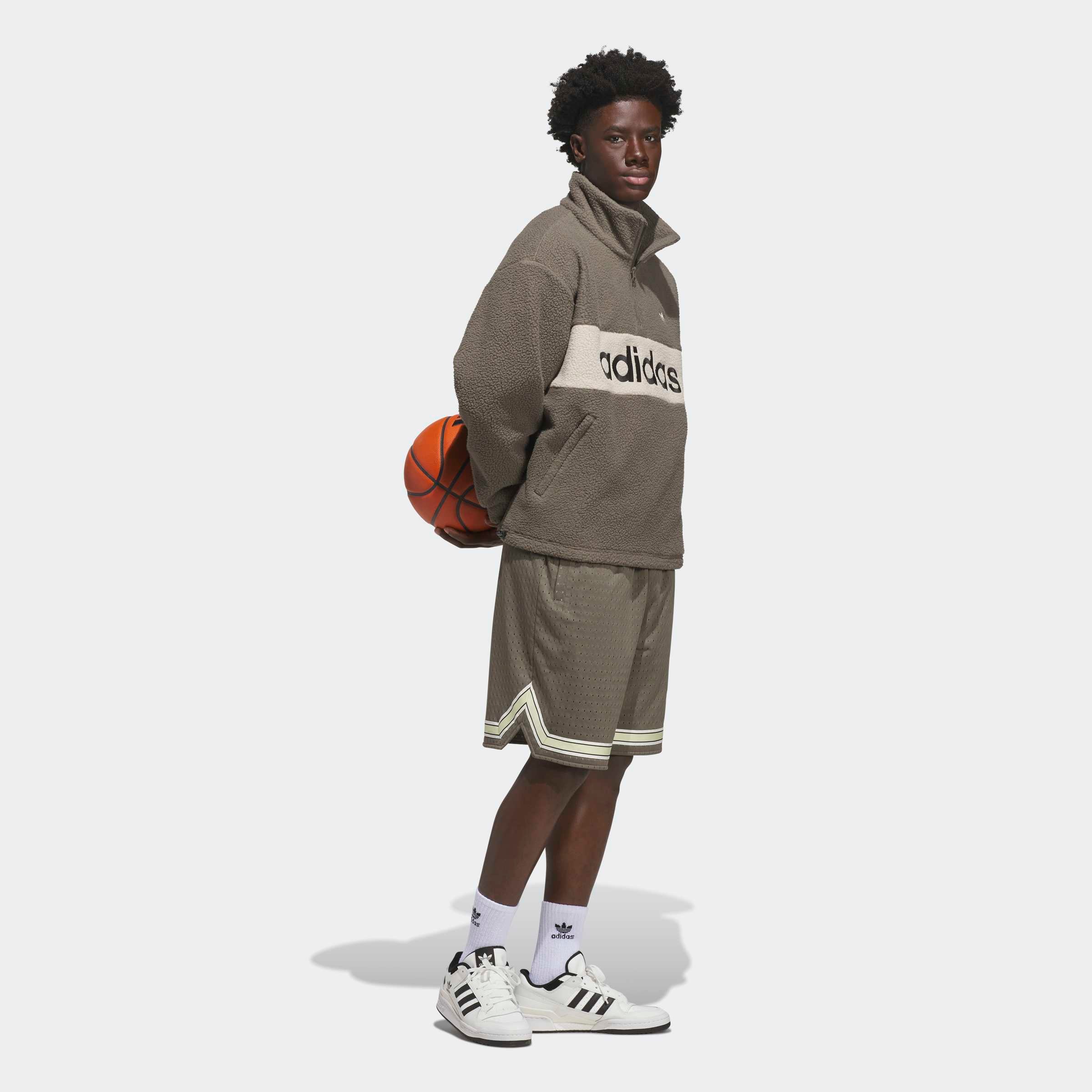 adidas Originals Sweatshirt »PF«, mit Reißverschluss, sportlicher Stil, aus Polyester, normale Länge
