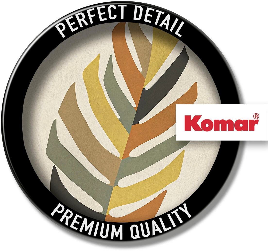 Komar Wandbild »Clay Leaf«, (1 St.), Deutsches Premium-Poster Fotopapier mit seidenmatter Oberfläche und hoher Lichtbeständigkeit. Für fotorealistische Drucke mit gestochen scharfen Details und hervorragender Farbbrillanz.