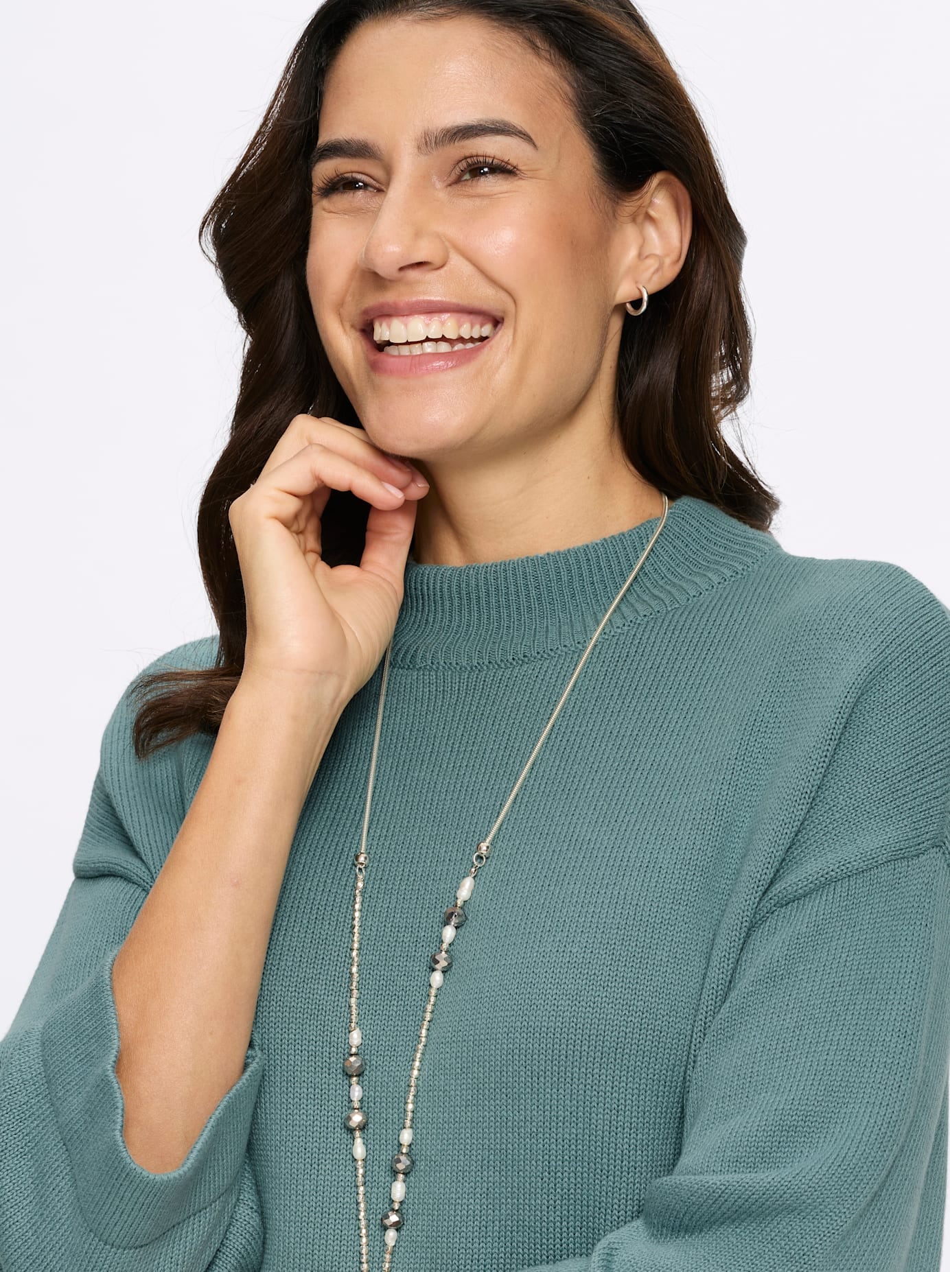 Inspirationen Stehkragenpullover »Pullover«