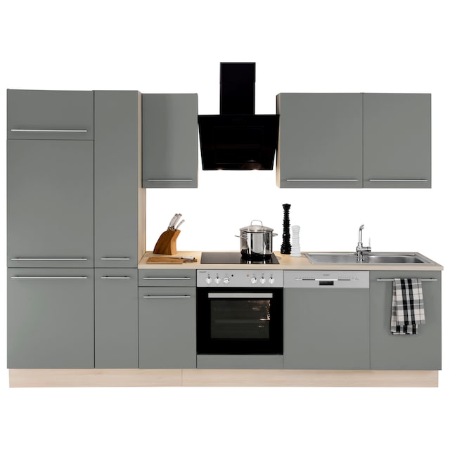 OPTIFIT Küchenzeile »Bern«, mit E-Geräten, Breite 300 cm, mit  höhenverstellbaren Füßen im OTTO Online Shop