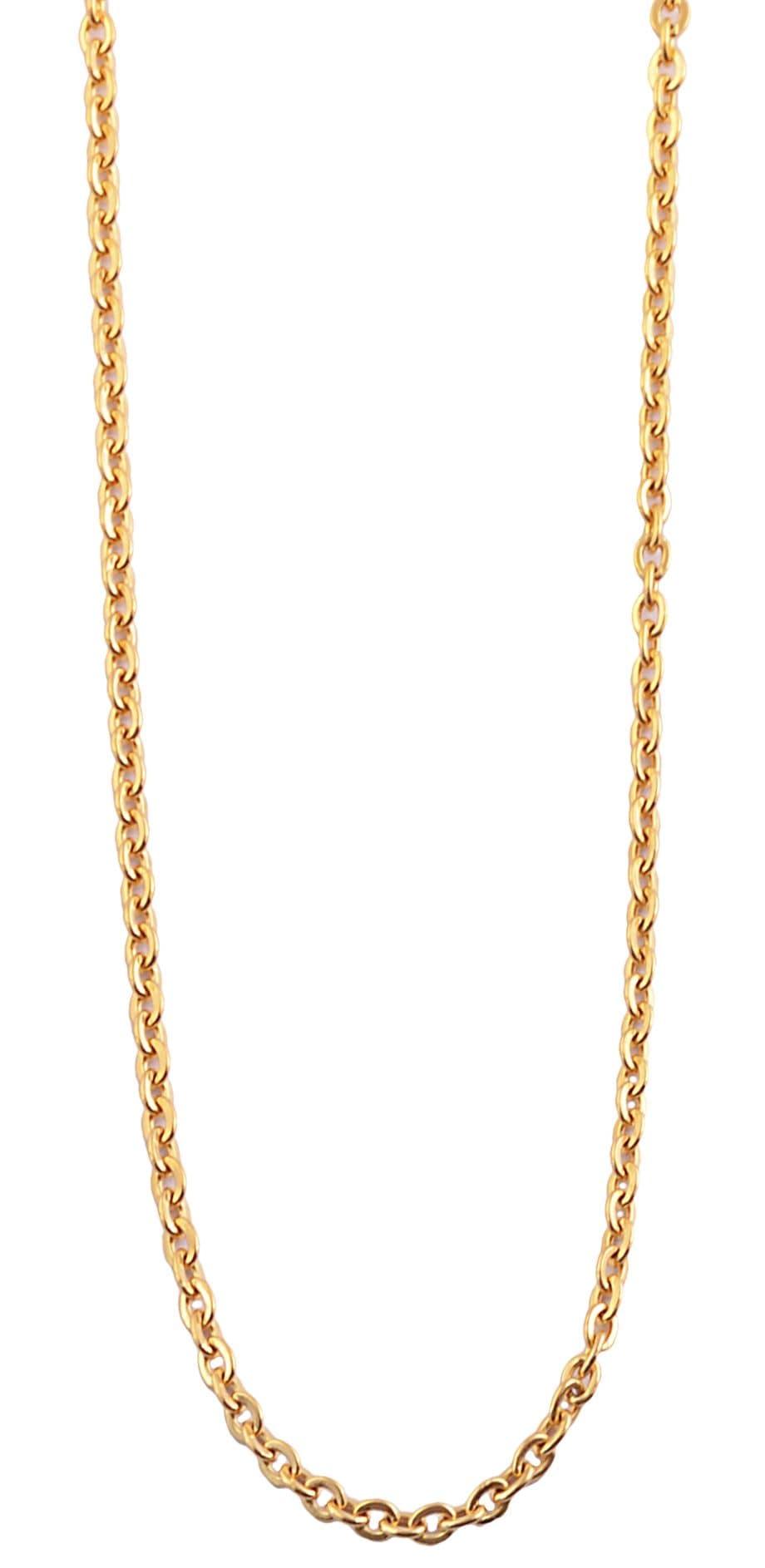 Adelia´s Gliederkette »Unisex Halskette ¿ Ankerkette aus Edelstahl 40 cm«