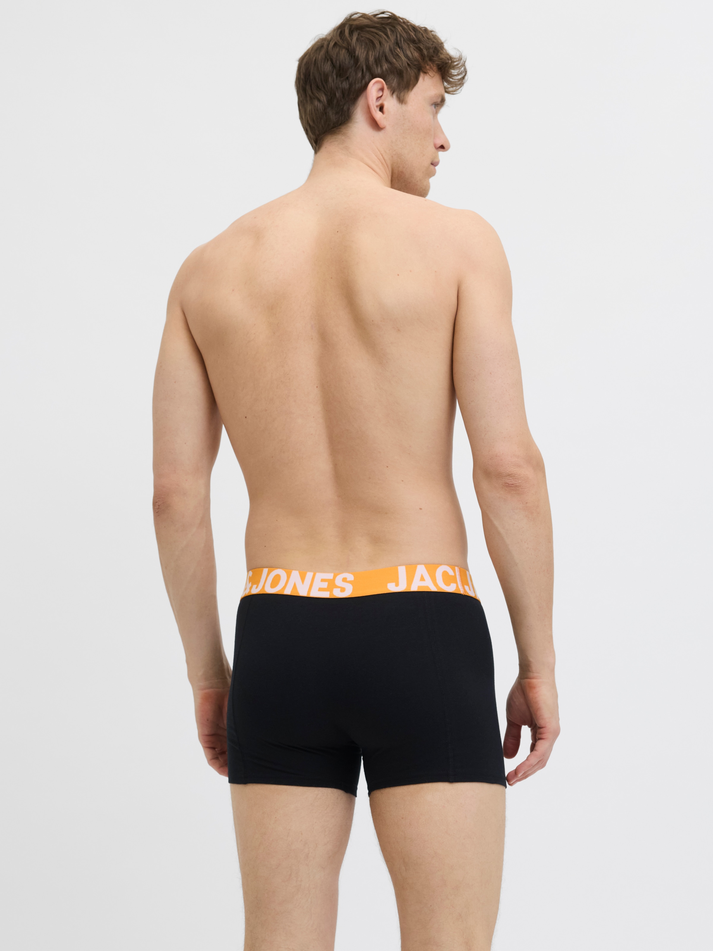 Jack & Jones Trunk »JACCONOR SOLID TRUNKS 3 PACK NOOS« Packung, 3 Stk. Baumwollmischung, elastischer Bund