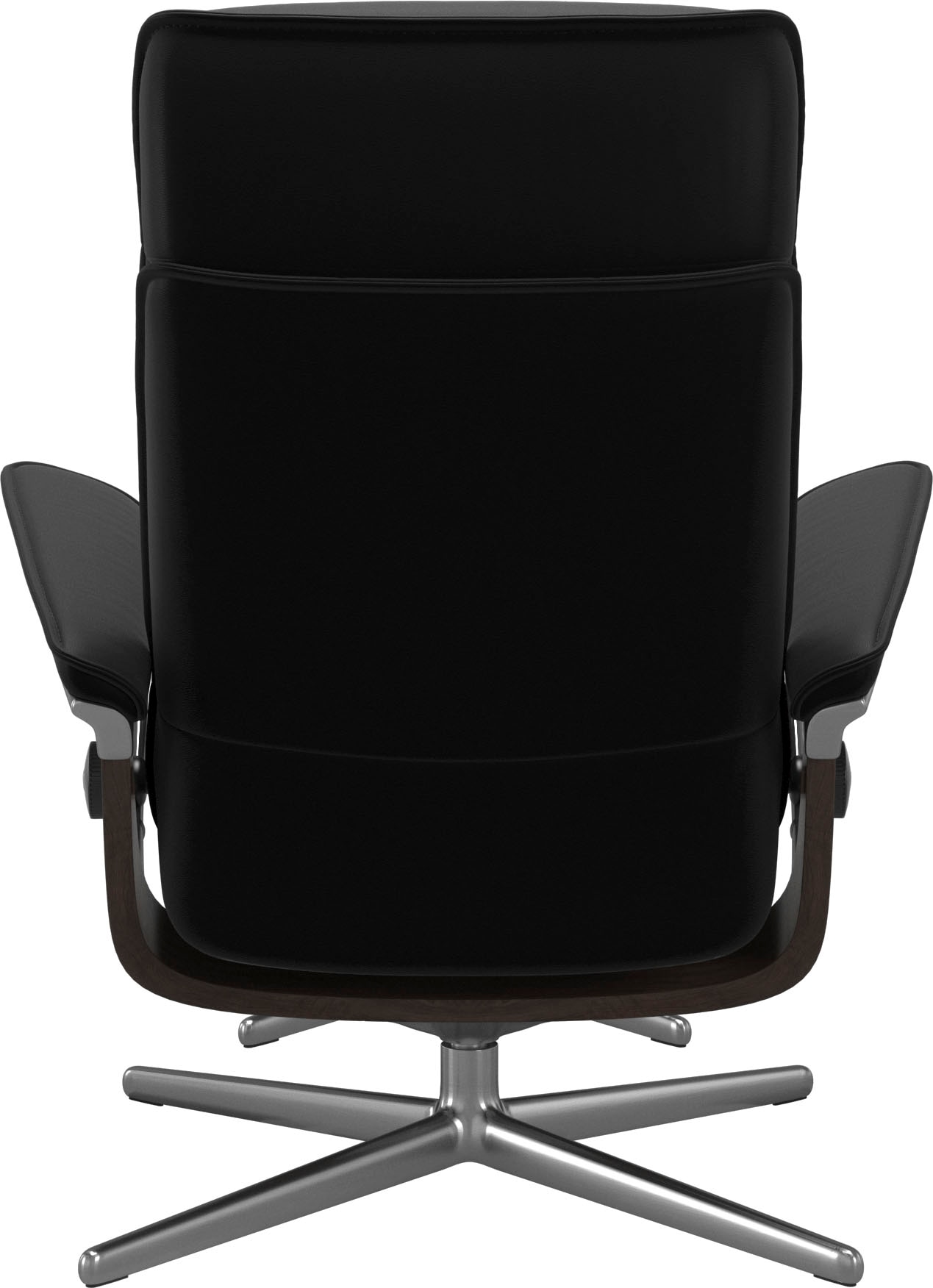 Stressless® Relaxsessel »Admiral« Set, Relaxsessel inkl. Hocker,  mit Cross Base, Größe M & L, Holzakzent Wenge