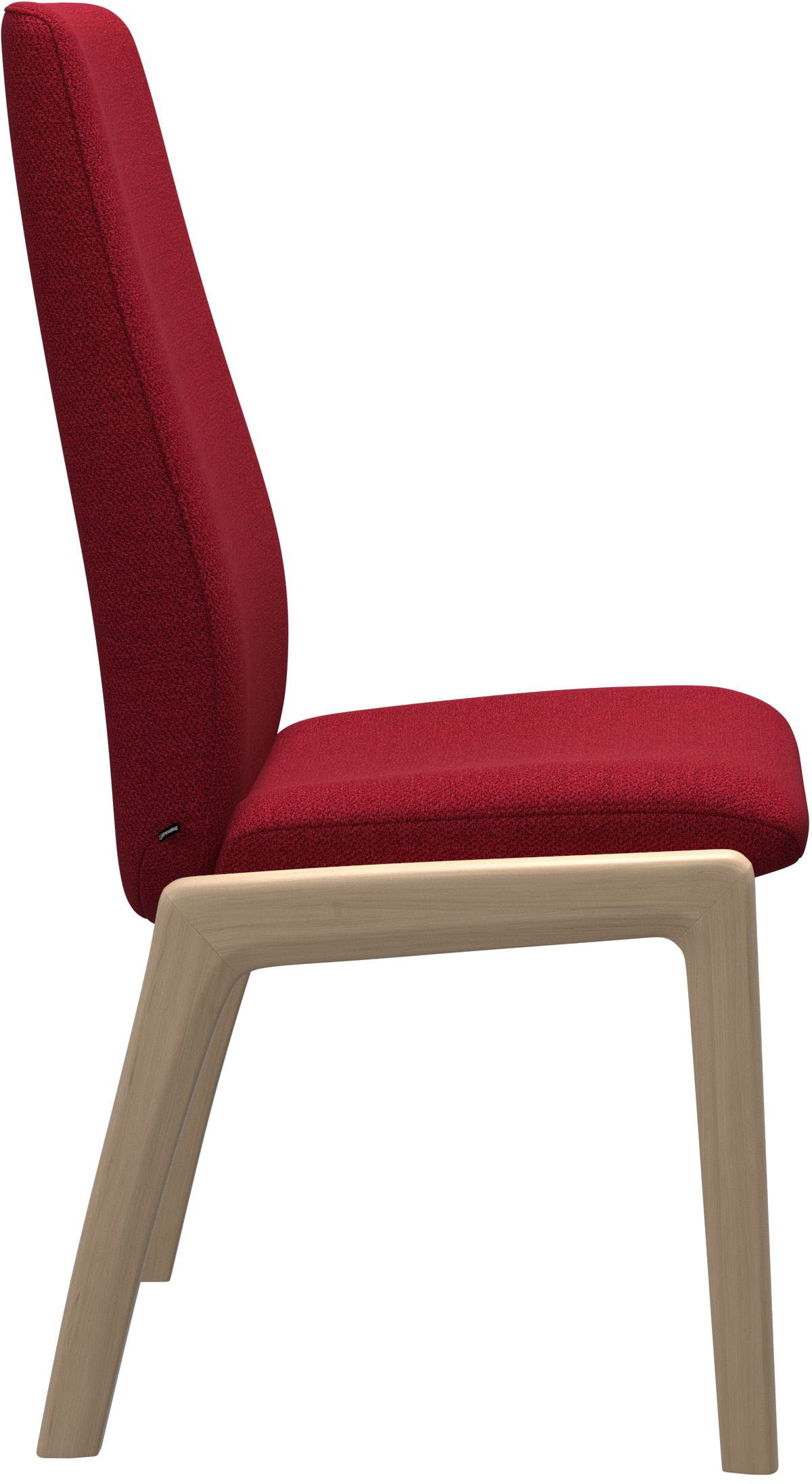 Stressless® Polsterstuhl »Laurel«, ROHLEDER Stoff Q2 FARON, High Back, Größe L, mit abgerundeten Beinen in Eiche natur