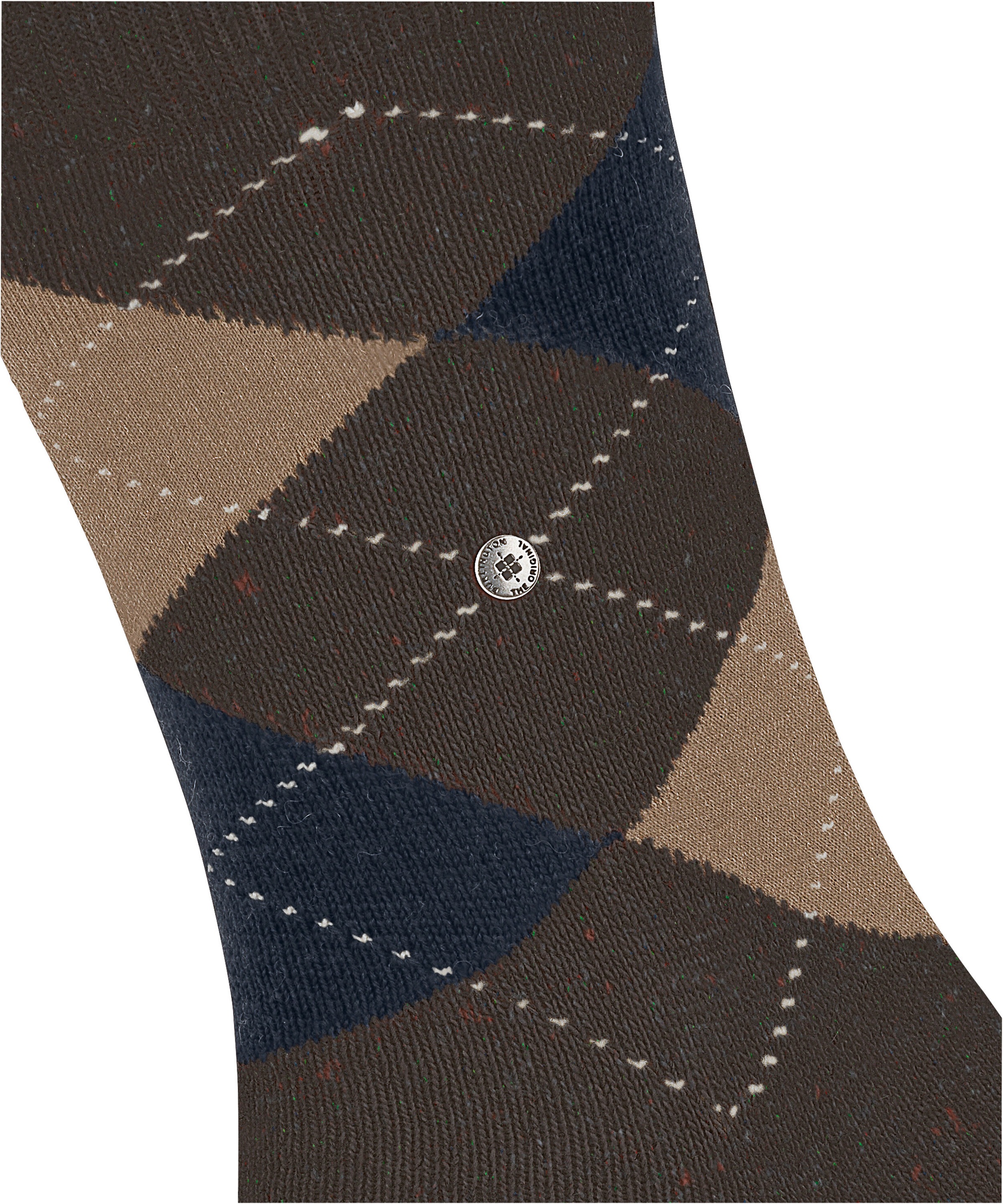Burlington Socken »Dundee« Einheitsgröße 40-46, Argyle-Muster, Burlington-Clip