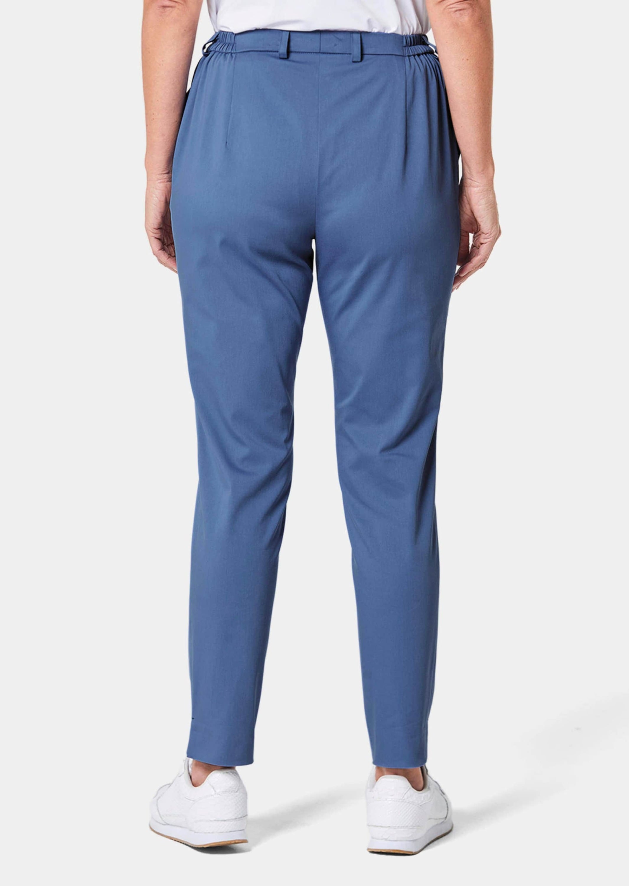 GOLDNER Stoffhose »Satinhose Carla Sportive Hose Carla aus trageangenehmen Satin«