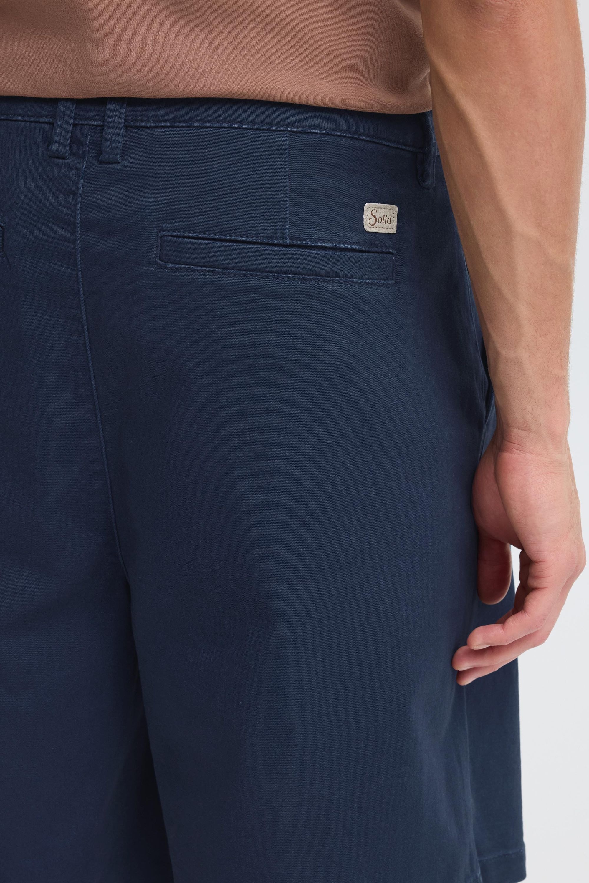 !Solid Chinoshorts »Chinoshorts SDMohan Relaxed Fit«