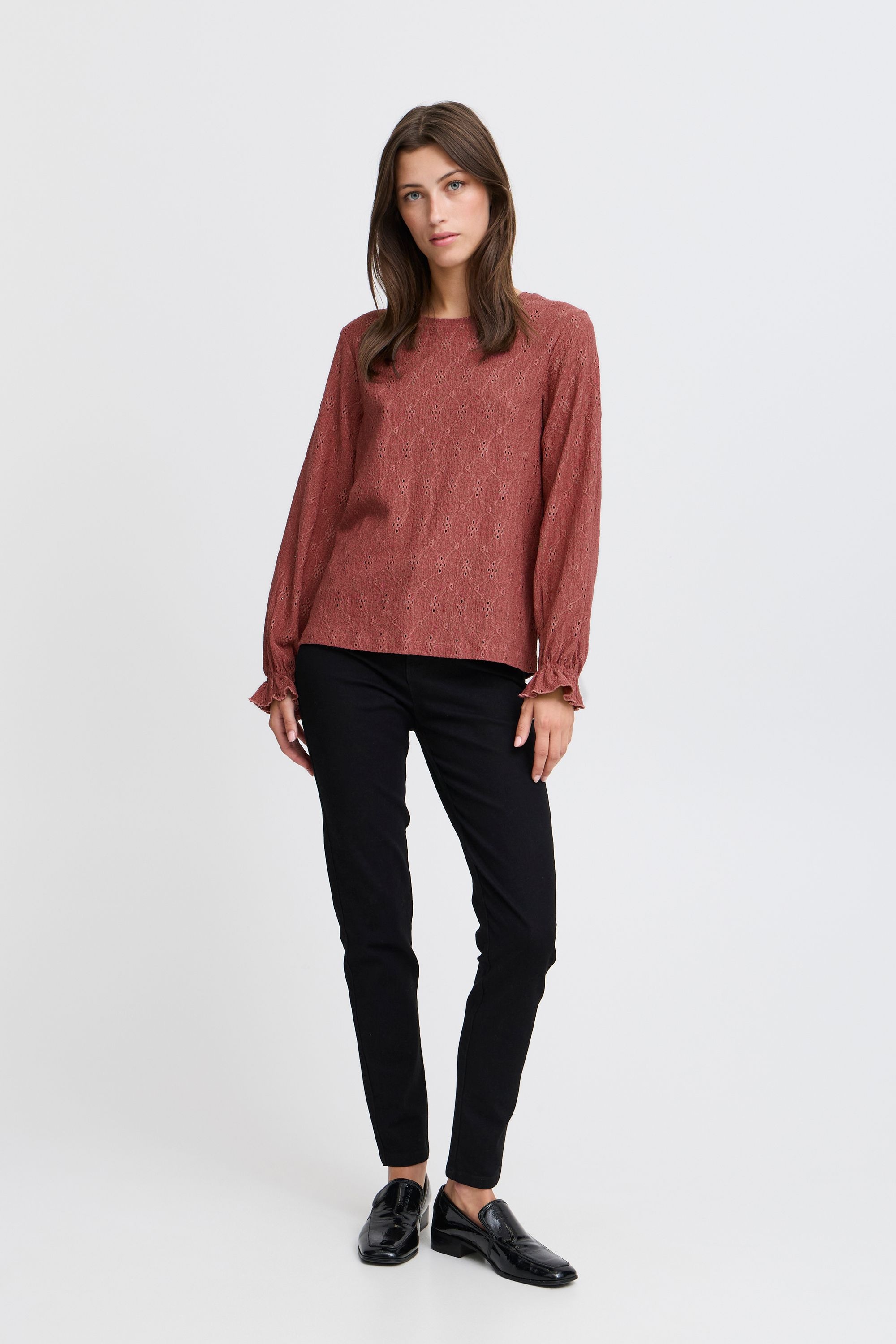 b.young Langarmbluse »Langarmbluse BYSILVA ONECK BLOUSE«