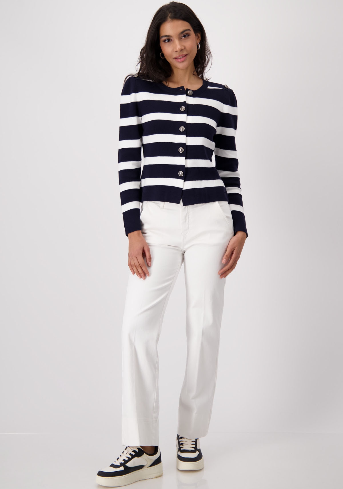 Monari Strickjacke, mit Streifen