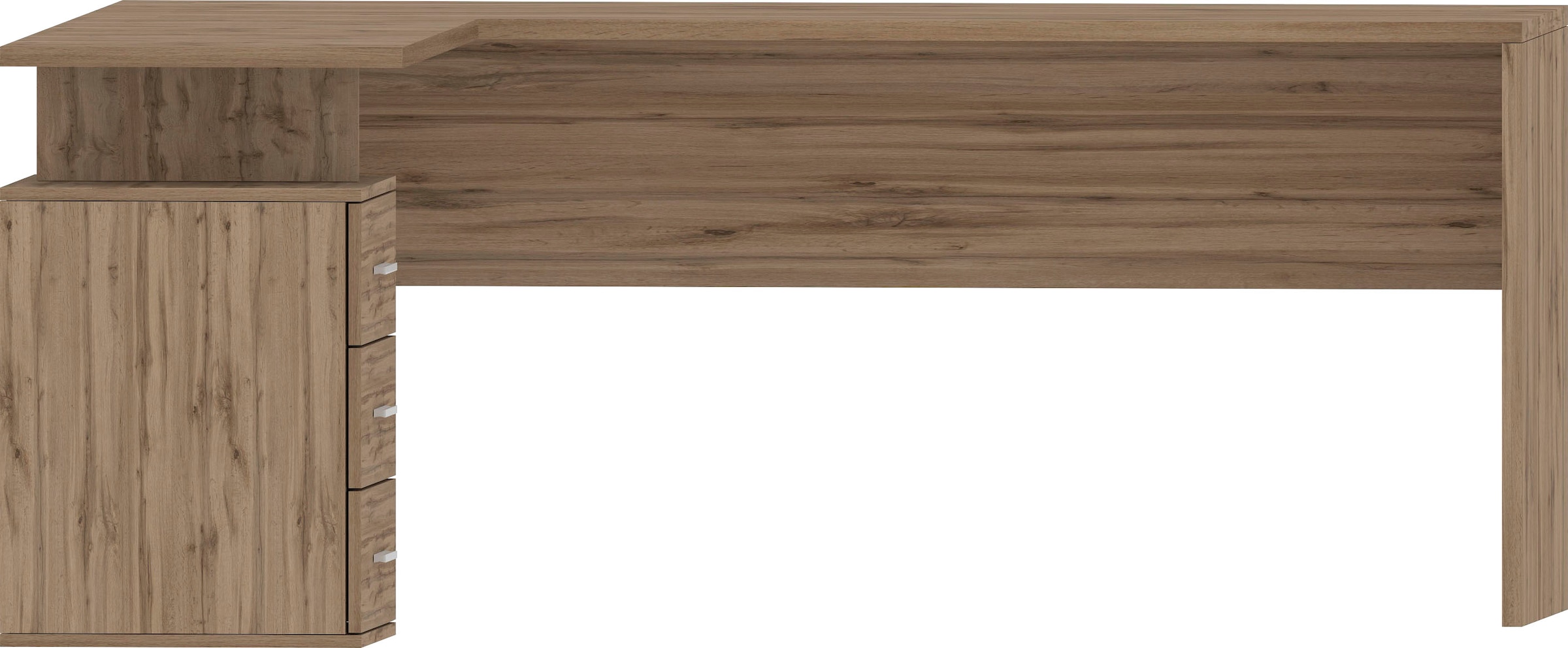 INOSIGN Eckschreibtisch »New Selina«, Schreibtisch, Schubkästen, mit oder ohne Monitoraufsatz, B 180/160 cm