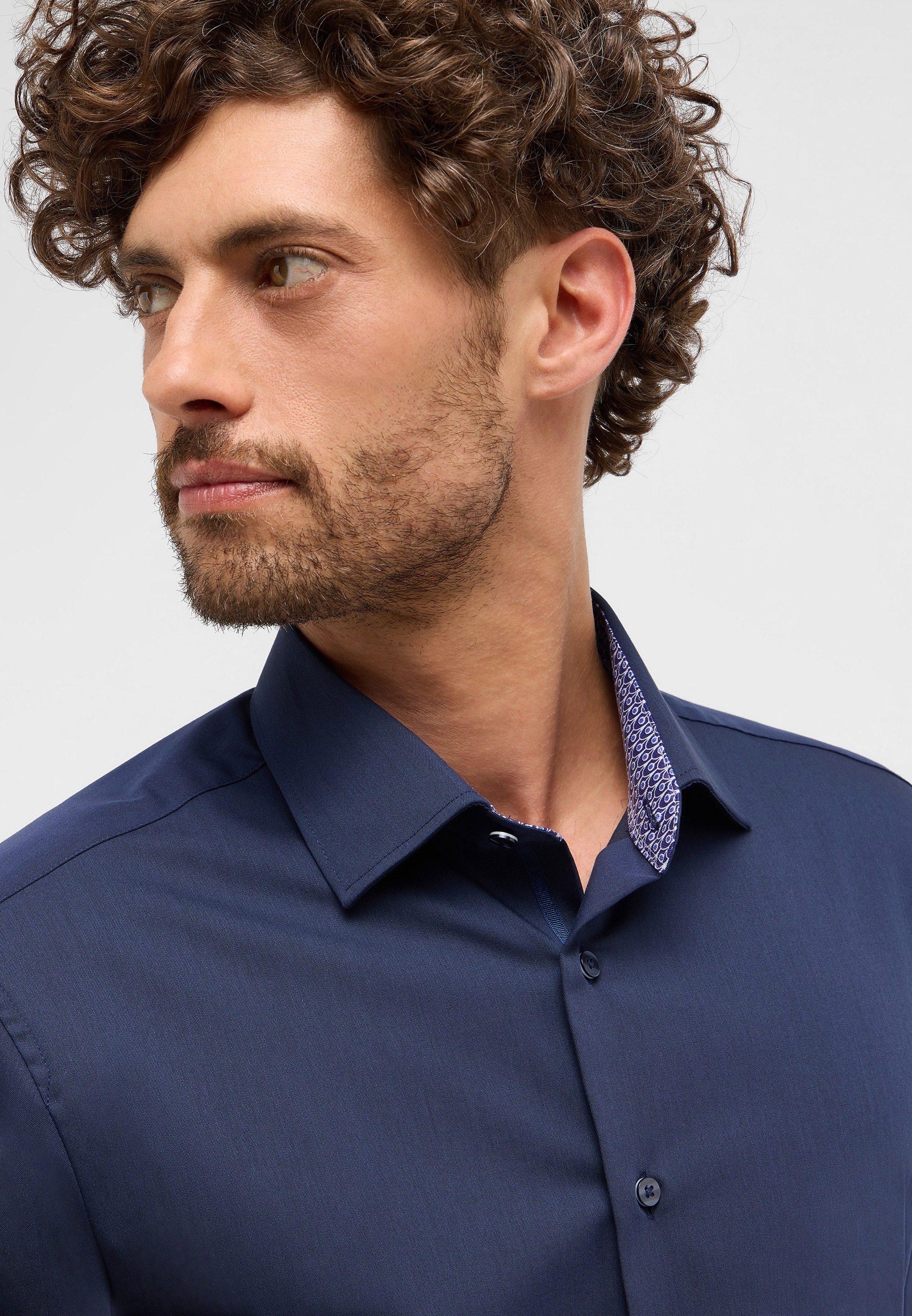 Eterna Langarmhemd »SLIM FIT«, NON IRON (bügelfrei)