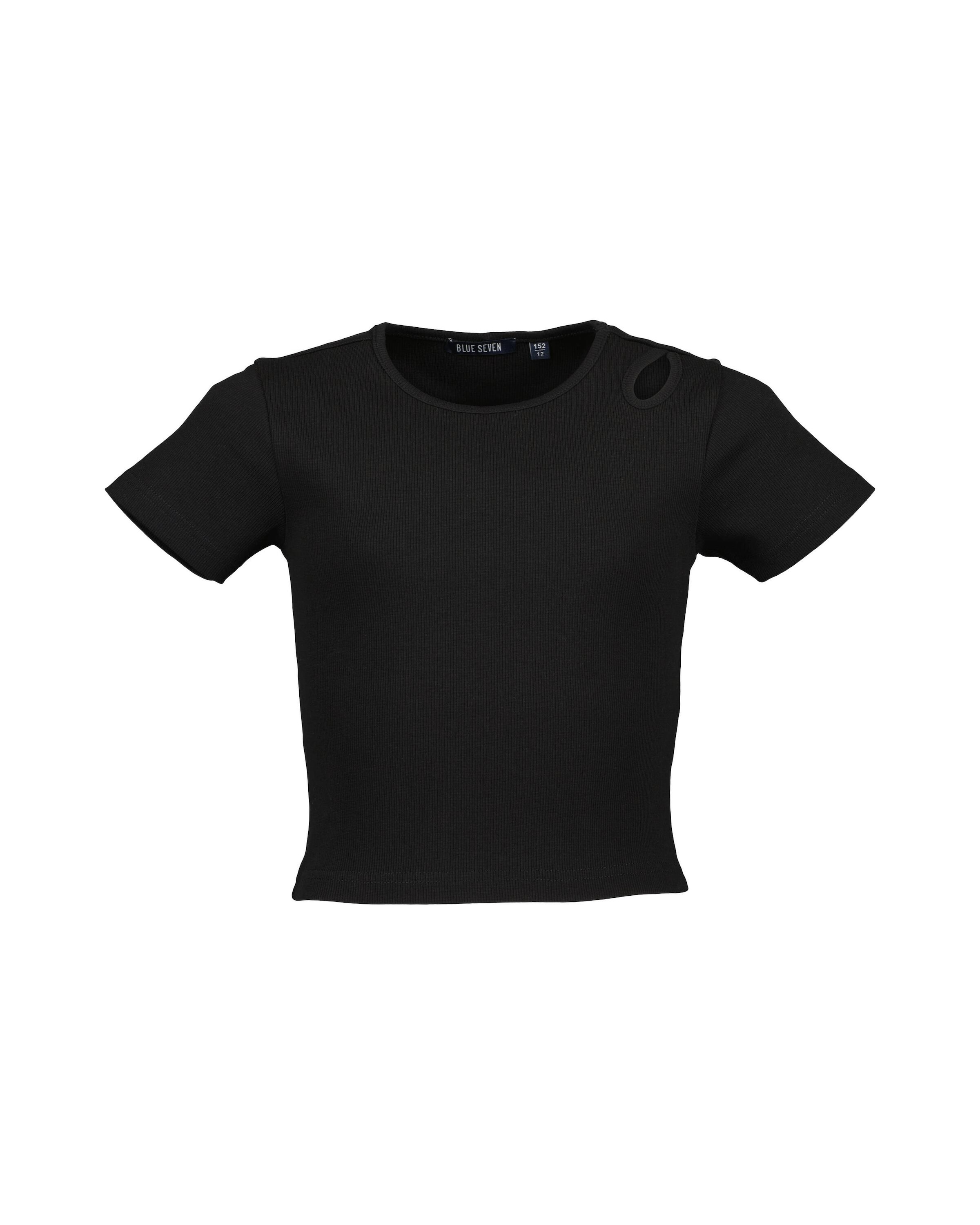 Blue Seven T-Shirt »Blue Seven Teenager Mädchen T-Shirts 2er Pack Rundhalsausschnitt«, (2 tlg.)