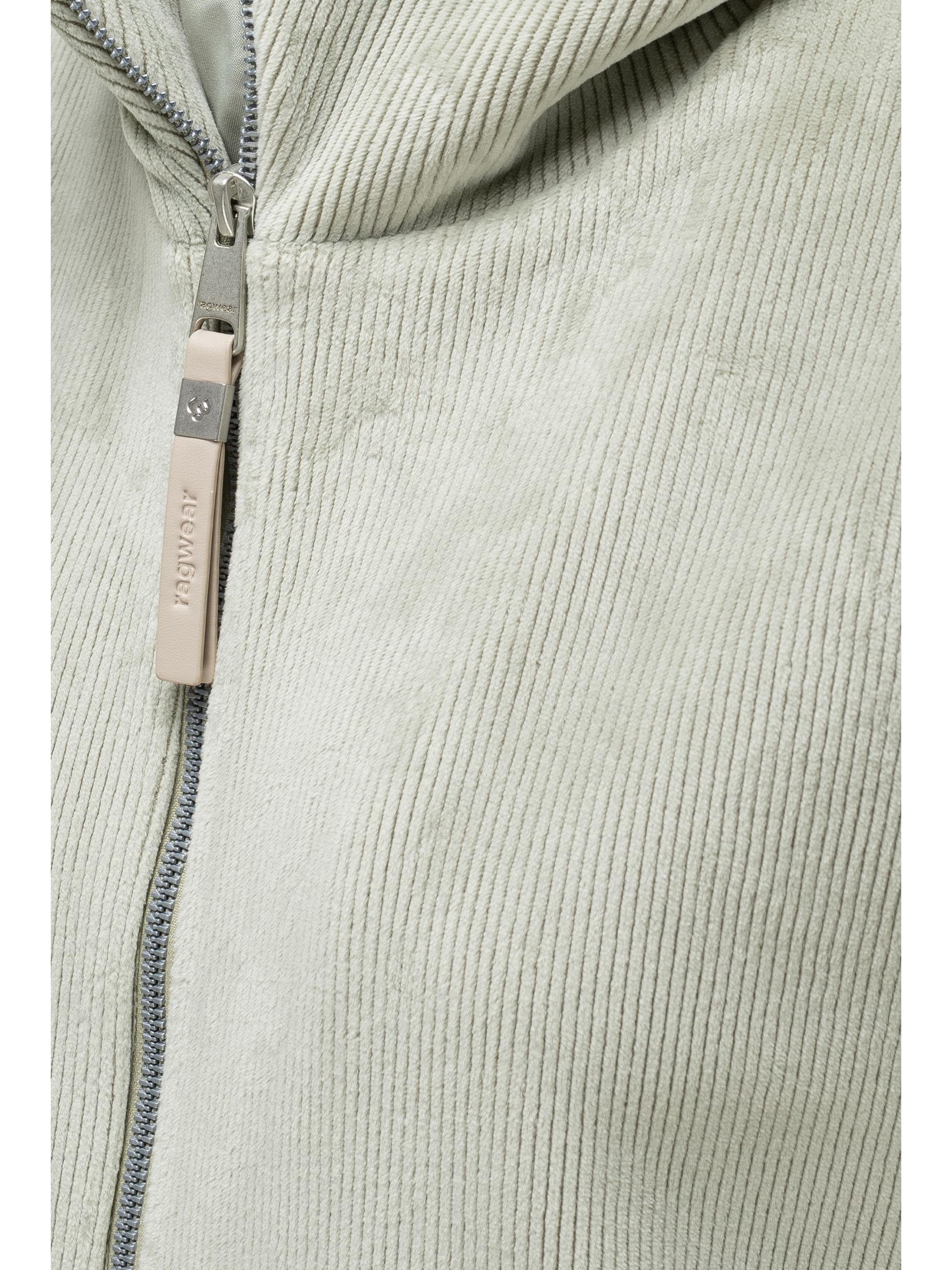 Ragwear Fleecejacke »Fleecejacke Cousy Short Bonded« mit Kapuze Übergangsjacke mit kuscheligem Teddyfell-Innenfutter