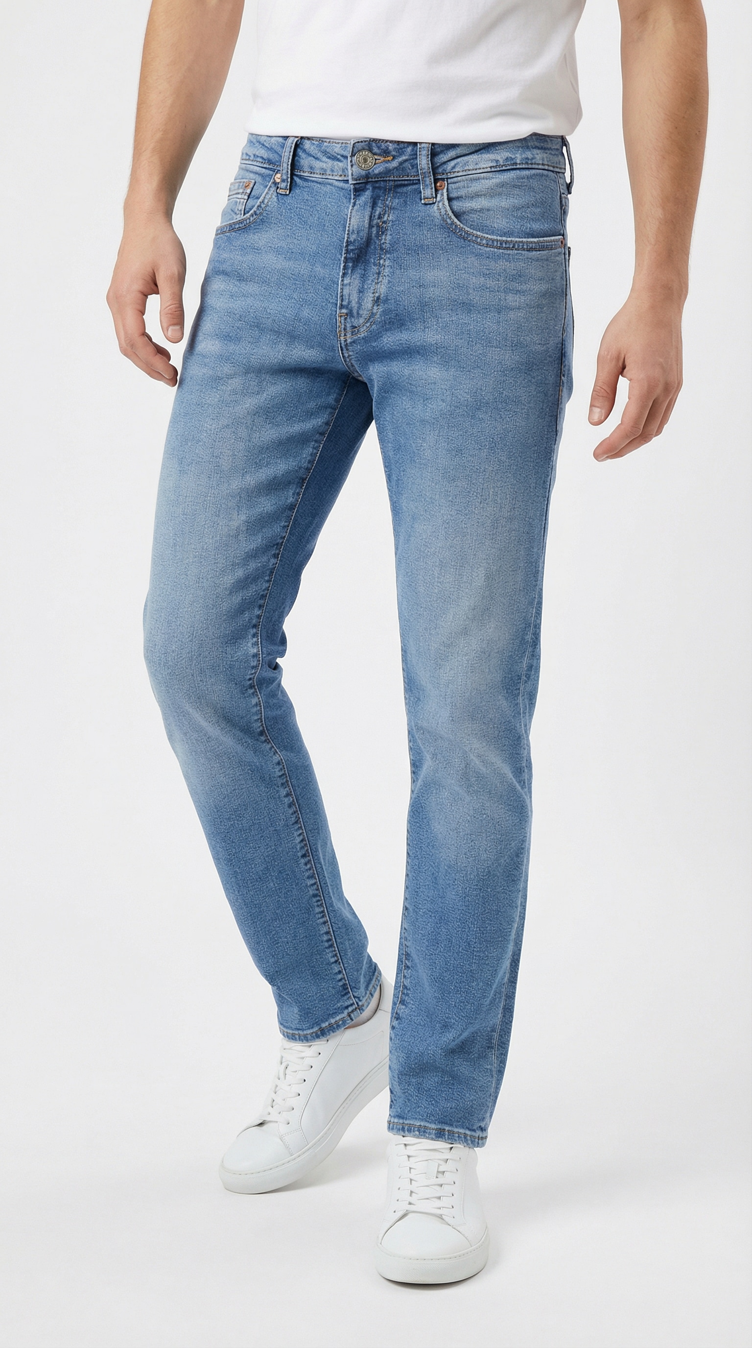 ONLY & SONS Straight-Jeans »ONSWEFT REGULAR WB 0021 TAI DNM NOOS« im 4-Pocket-Style