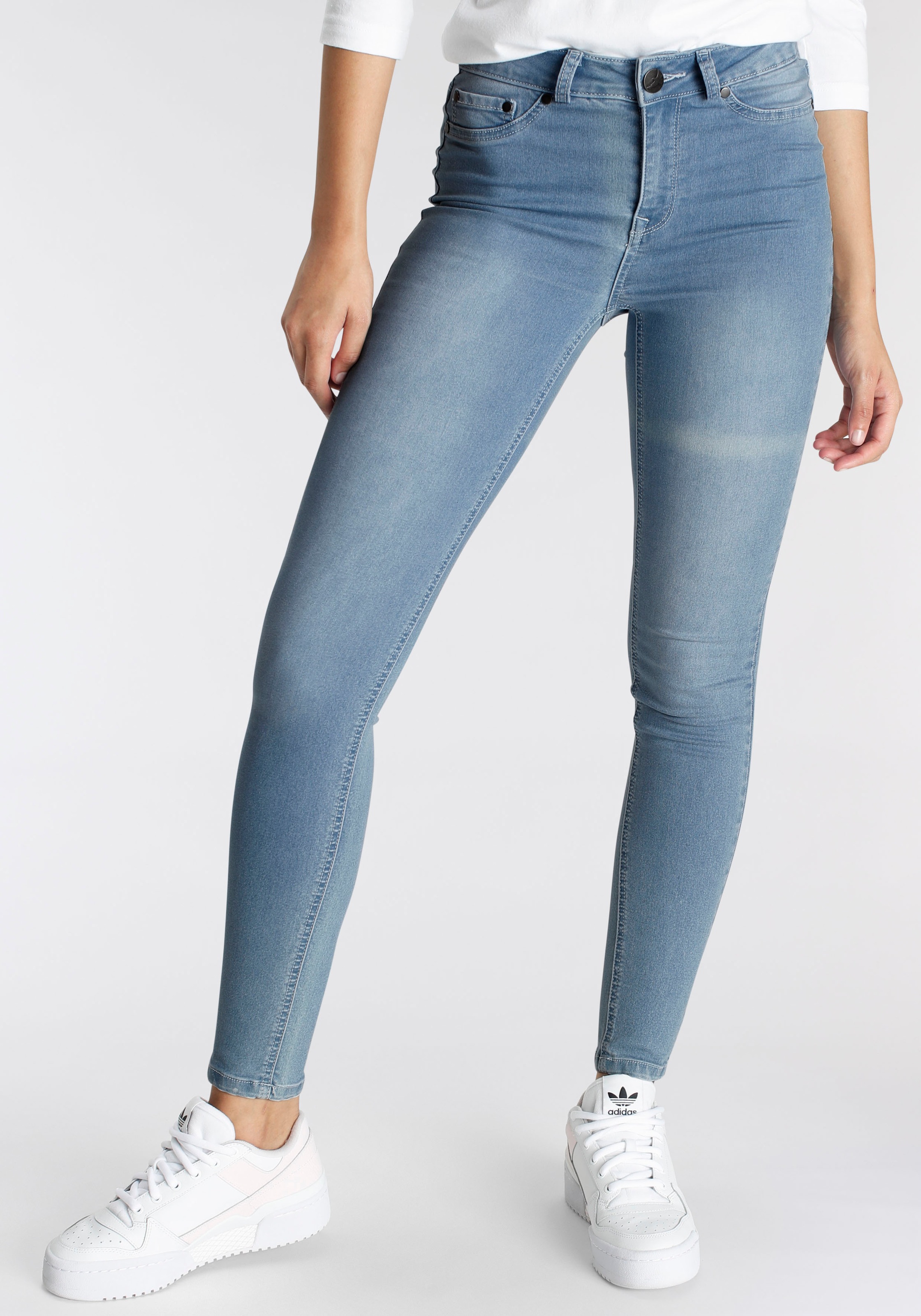 Waist Arizona Stretch«, Online OTTO High »Ultra im Shop Skinny-fit-Jeans kaufen