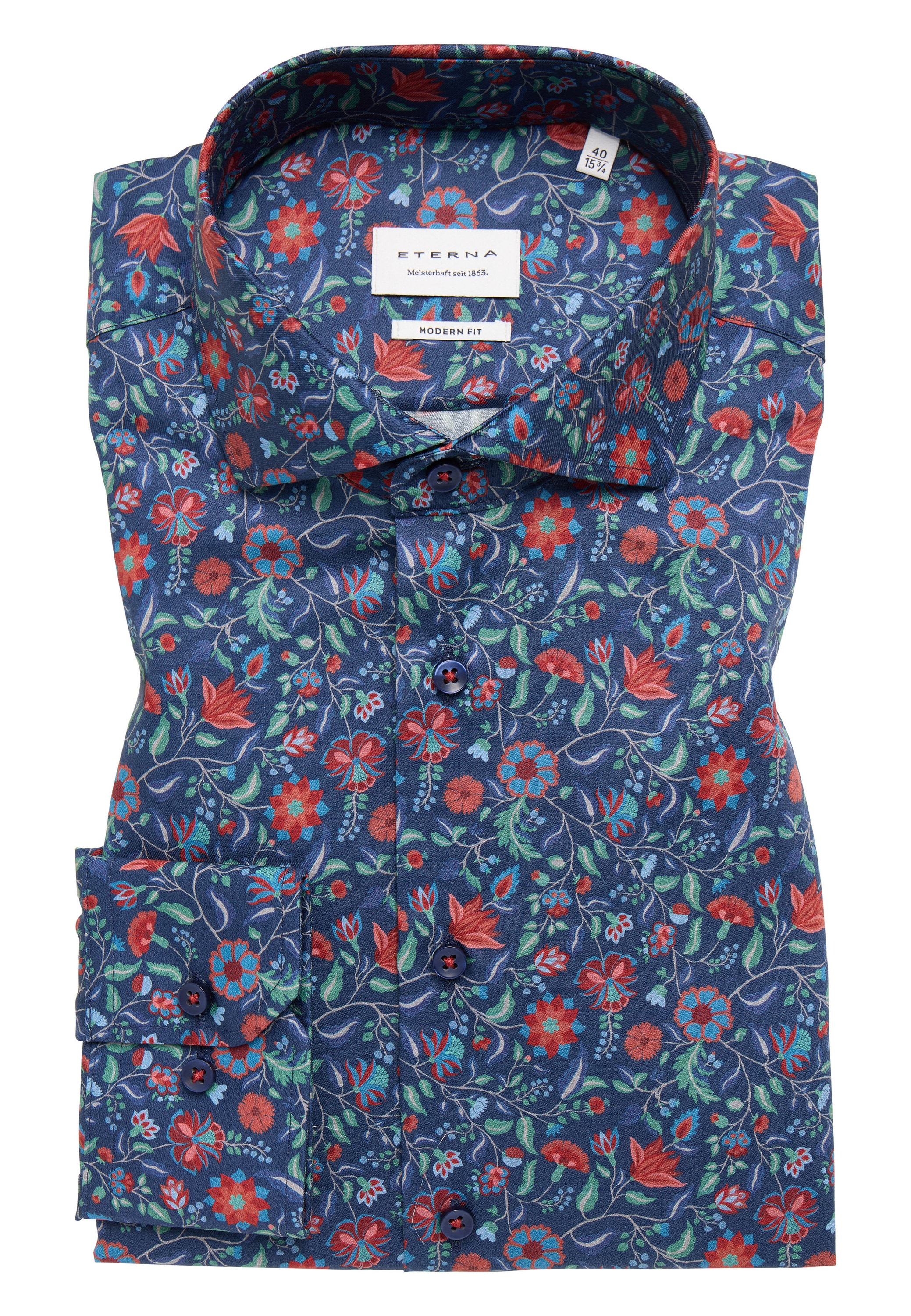 Eterna Langarmhemd »MODERN FIT«, NON IRON (bügelfrei)
