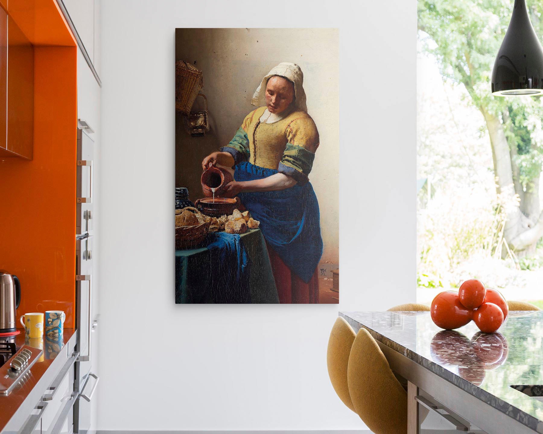 Reinders! Leinwandbild »Giclee on Canvas 70x118 Johannes Vermeer - Melkmeisje«