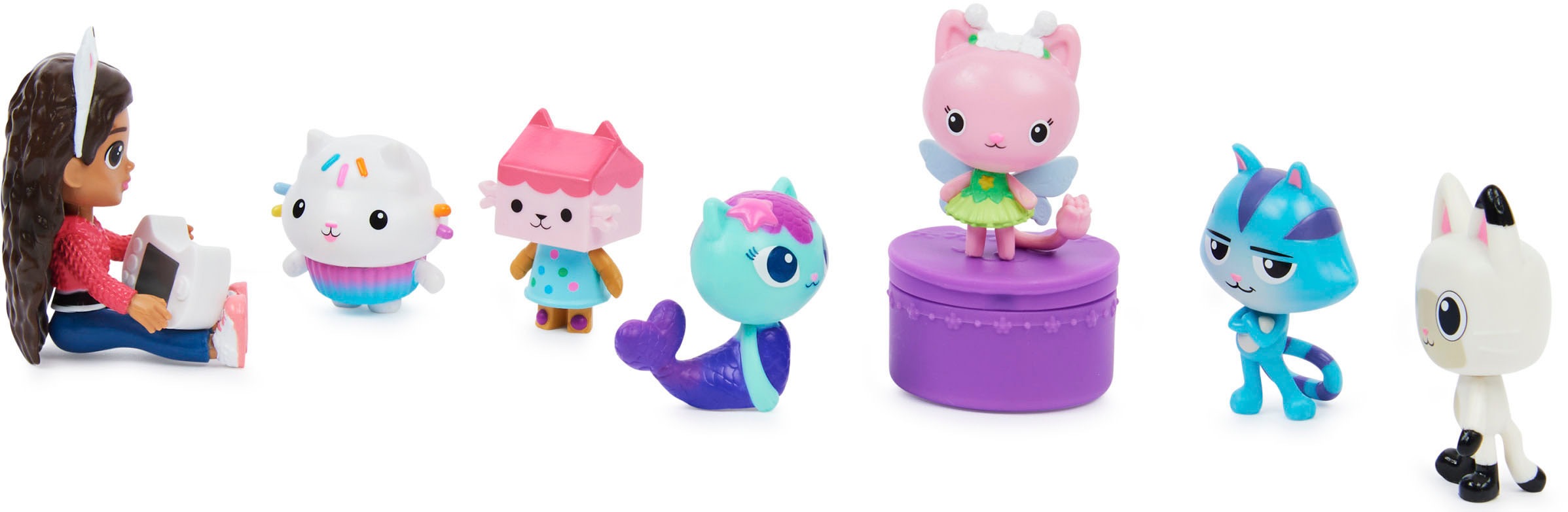 Spin Master Spielfigur »Gabby's Dollhouse – Figuren Geschenkset (Gabby + 6 Katzen)«, (Set)