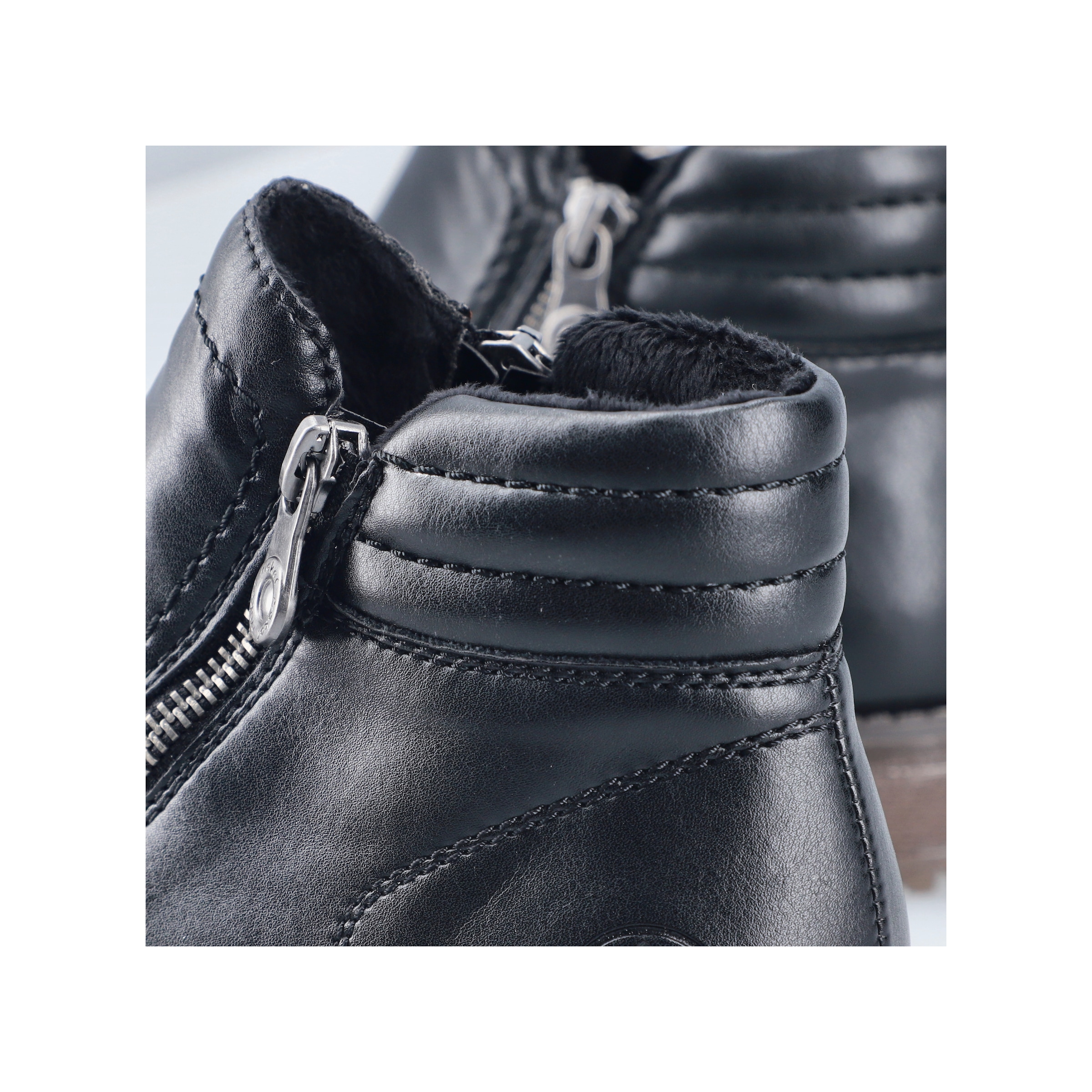 Rieker Stiefelette  Klassik-Boots, Casual-Stiefelette mit zwei Reißverschlüssen