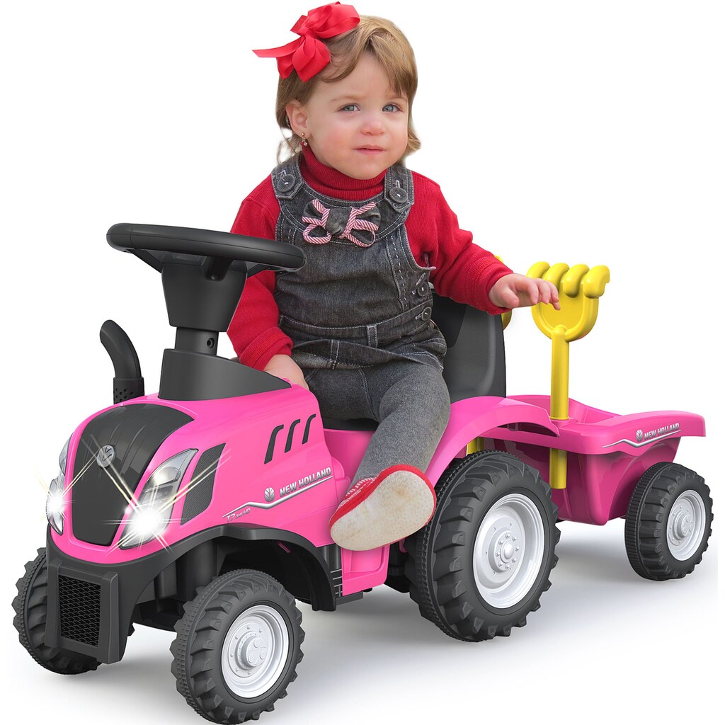 Jamara Rutscher »New Holland T7 Traktor, pink«