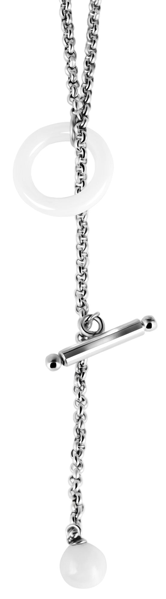 Adelia´s Gliederkette »Damen Halskette ¿ Erbskette aus Edelstahl 43 cm«