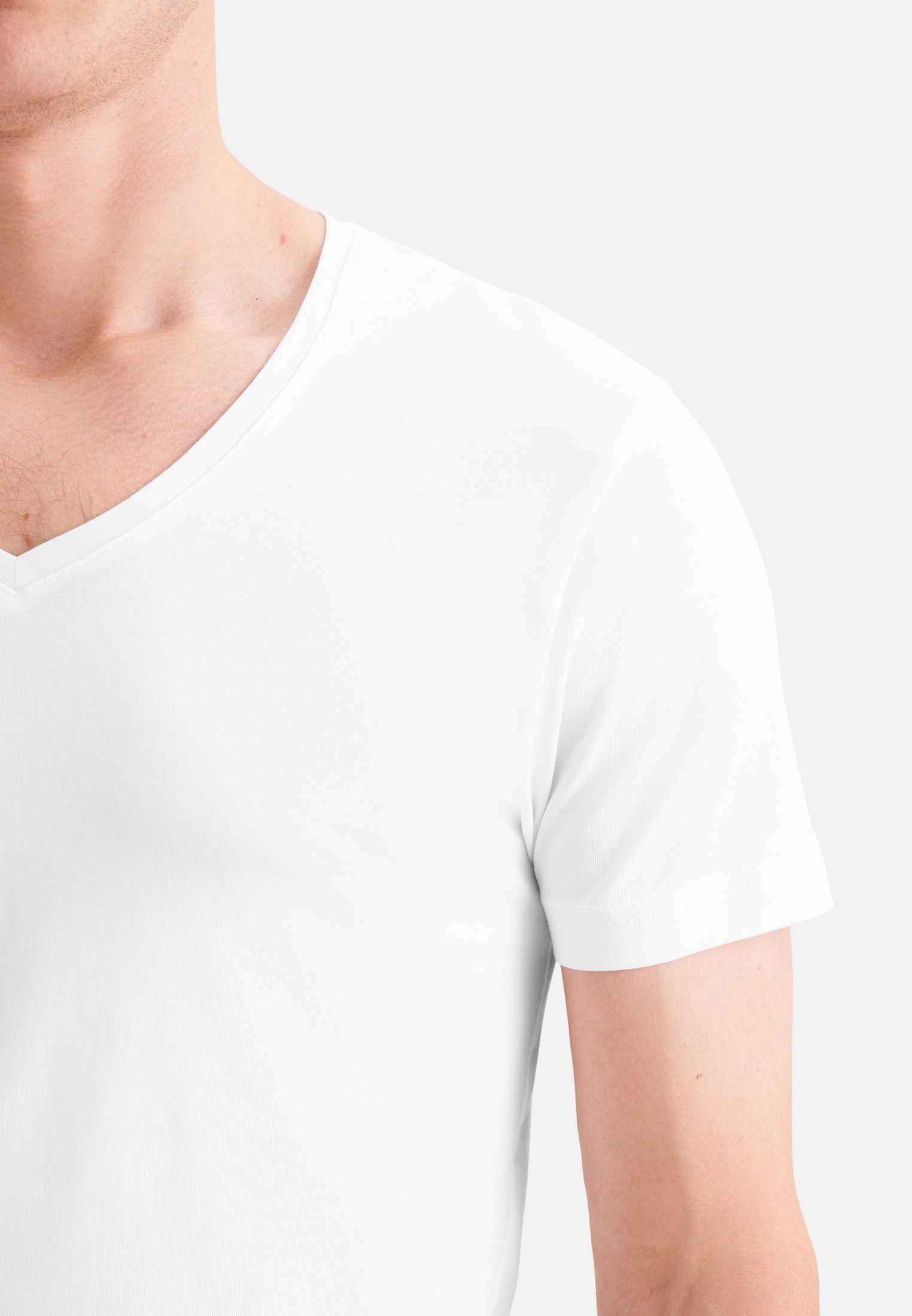 seidensticker T-Shirt »Schwarze Rose« 1/2 V-Neck Uni