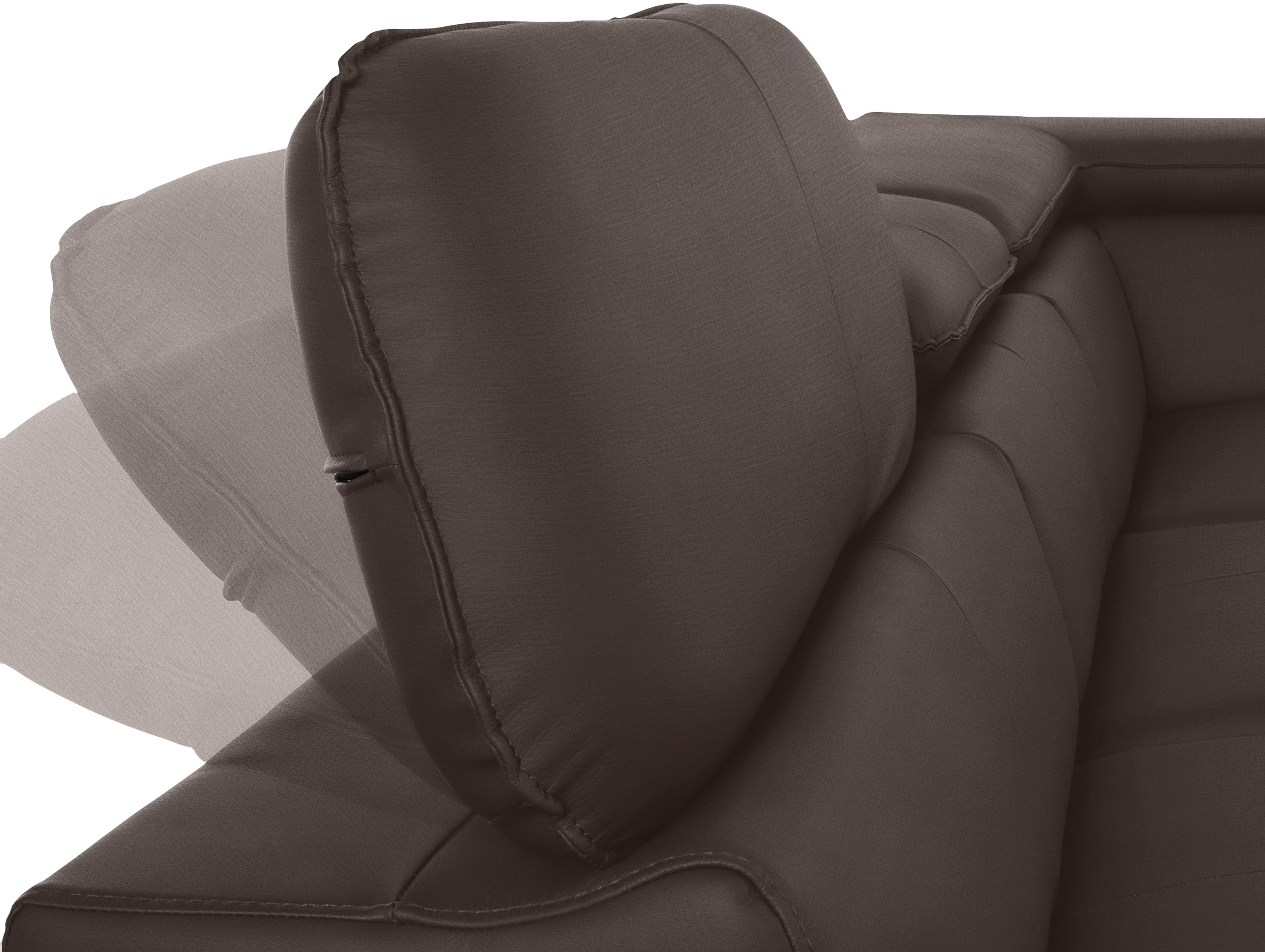 COTTA Ecksofa »Driver L-Form«, mit Kopfteilverstellung, wahlweise mit Bettfunktion & Bettkasten