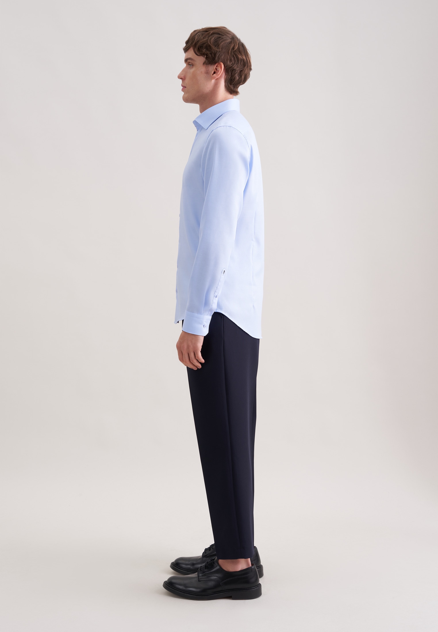 seidensticker Businesshemd »Schwarze Rose« Slim 1/1 Extra lang Kentkragen Uni