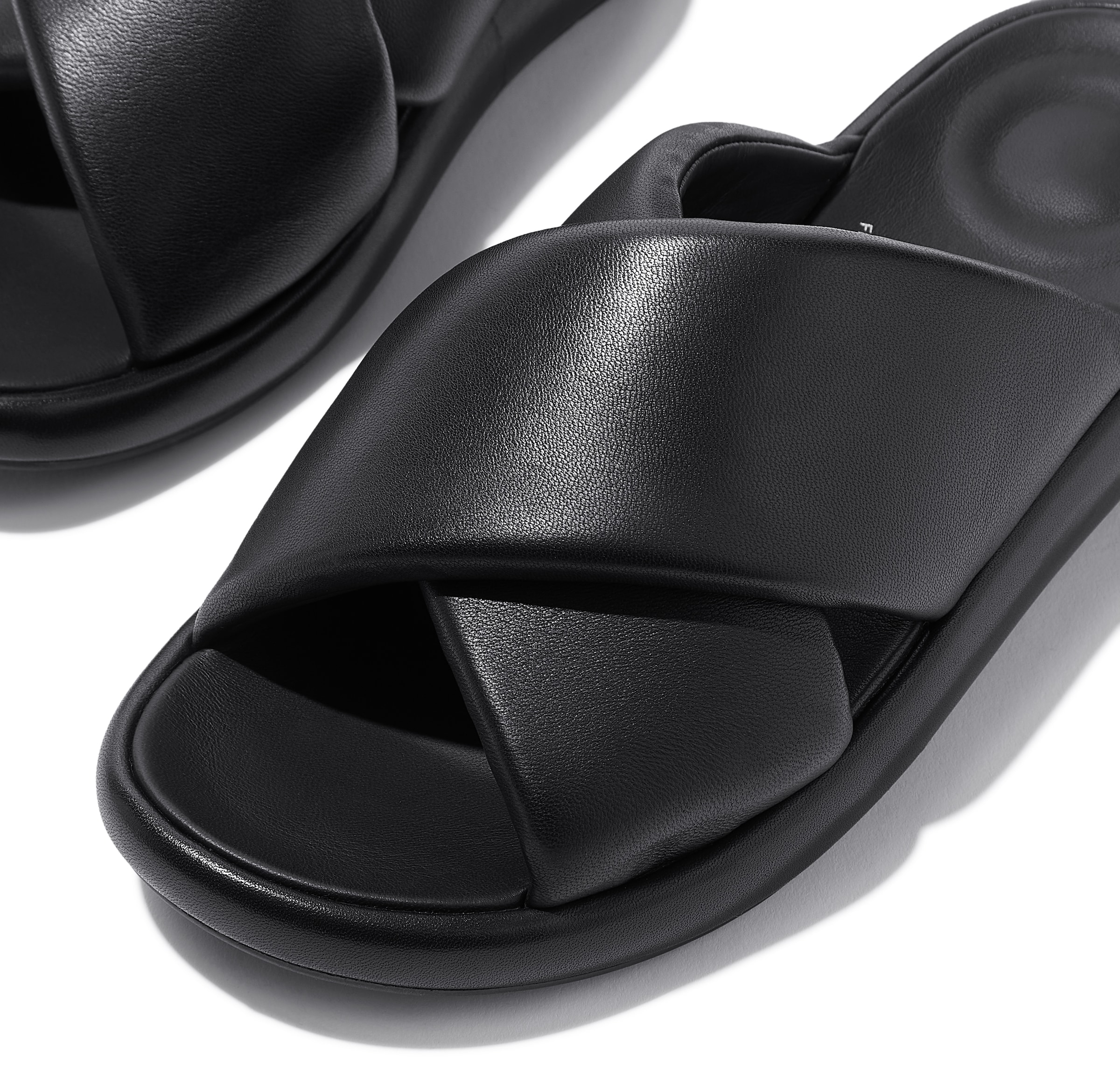 Fitflop Pantolette »iQUSHION D-LUXE«, Flats, Sommerschuh mit gepolsterter Innensohle