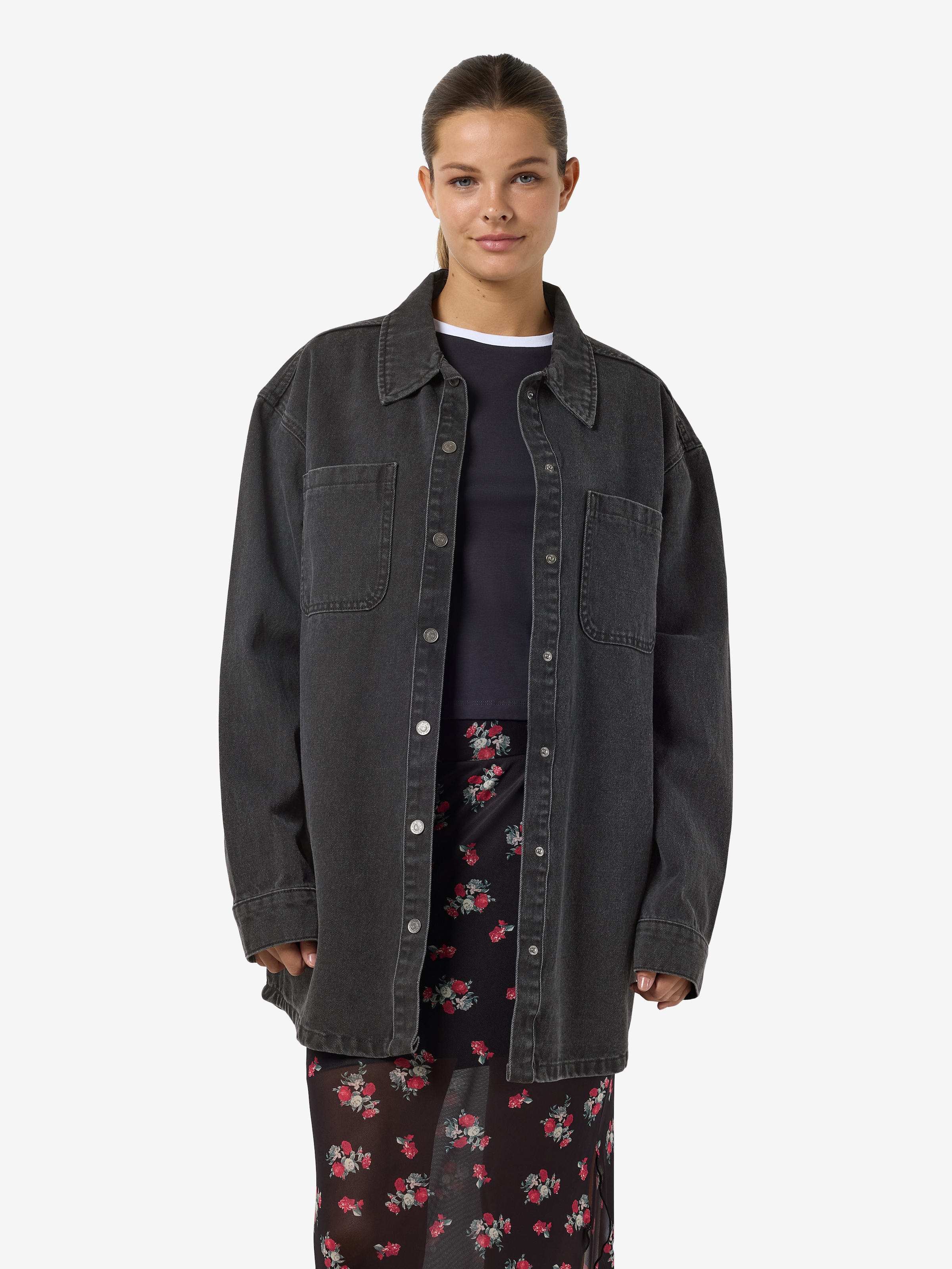 Noisy may Jeansjacke »NMALVA L/S DNM SHACKET AZ387BL NOOS«
