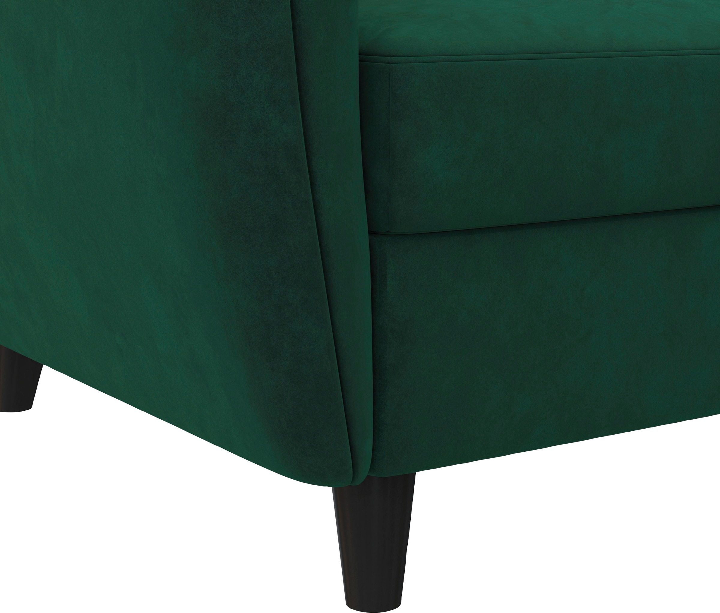 Dorel Home Ecksofa »Perry, L-Form,«, Rückenlehne, verschiedene Farbvarianten, Sitzhöhe 43 cm, Breite 219 cm