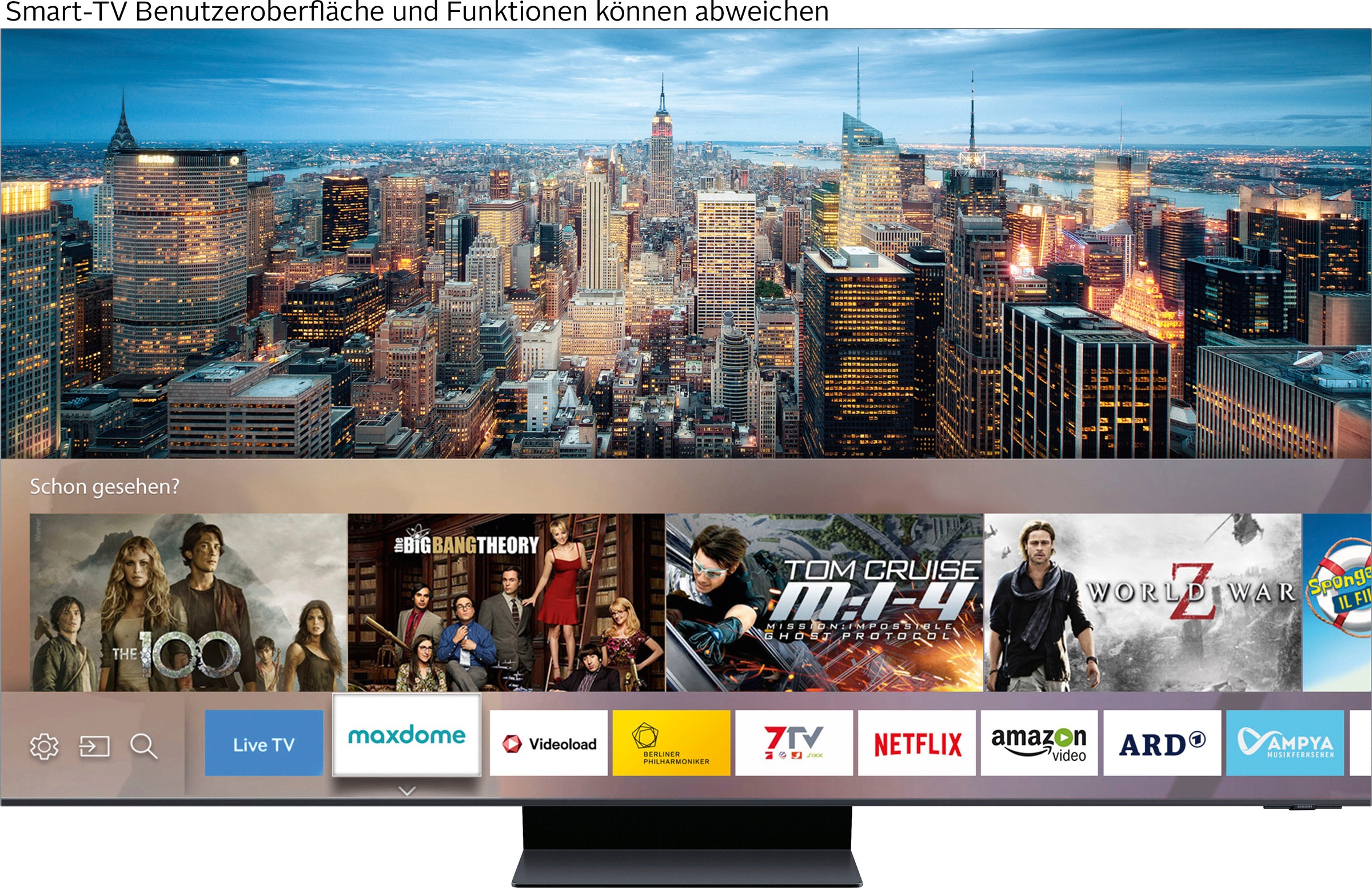 Samsung LED-Fernseher, 214 Quantum Infinity Prozessor Zoll, Pro, 8K, Quantum 8K Neural bestellen Smart-TV, 8K, Neo OTTO bei Screen HDR cm/85