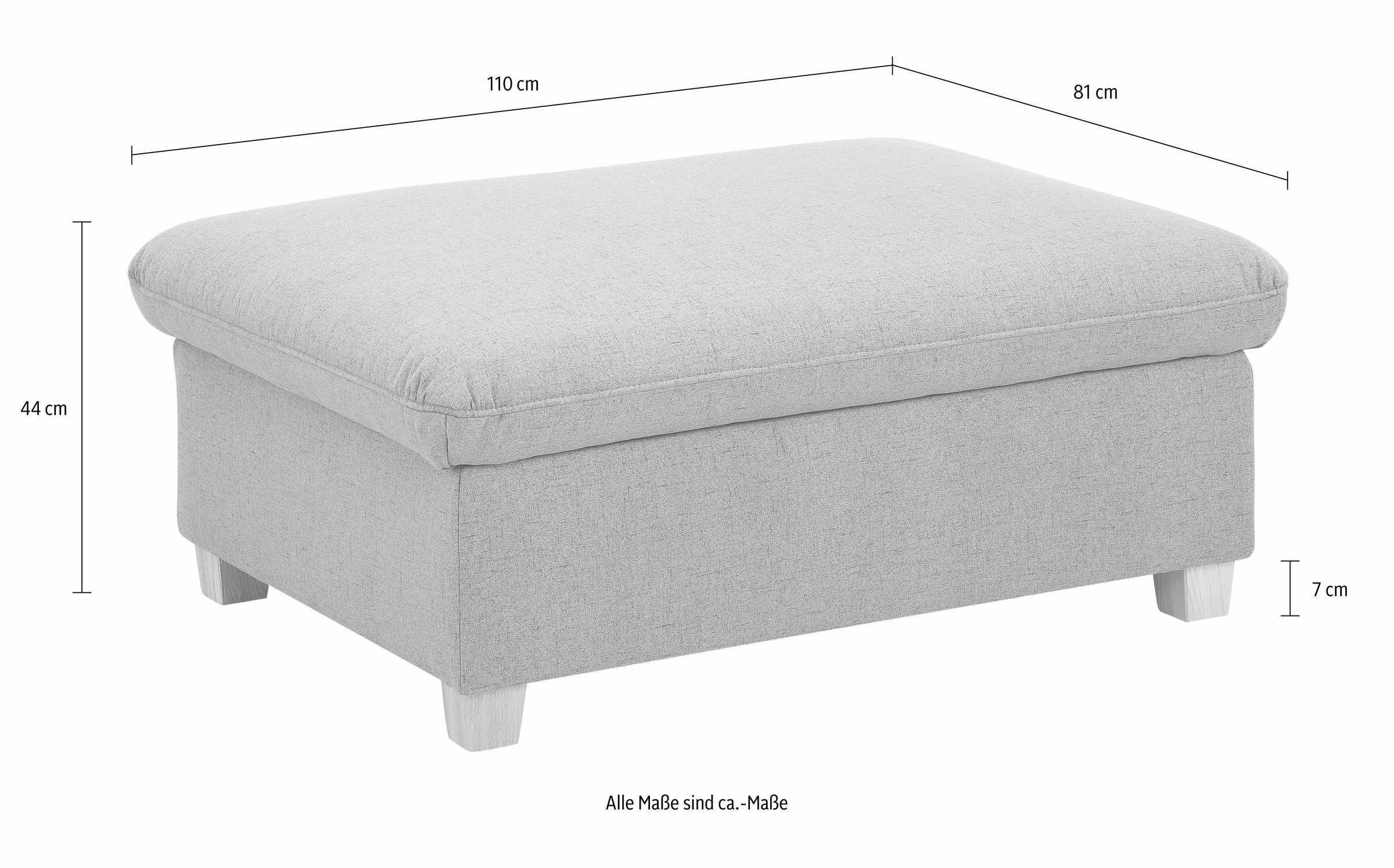 Home affaire Hocker »Bergamo«, mit Stauraum