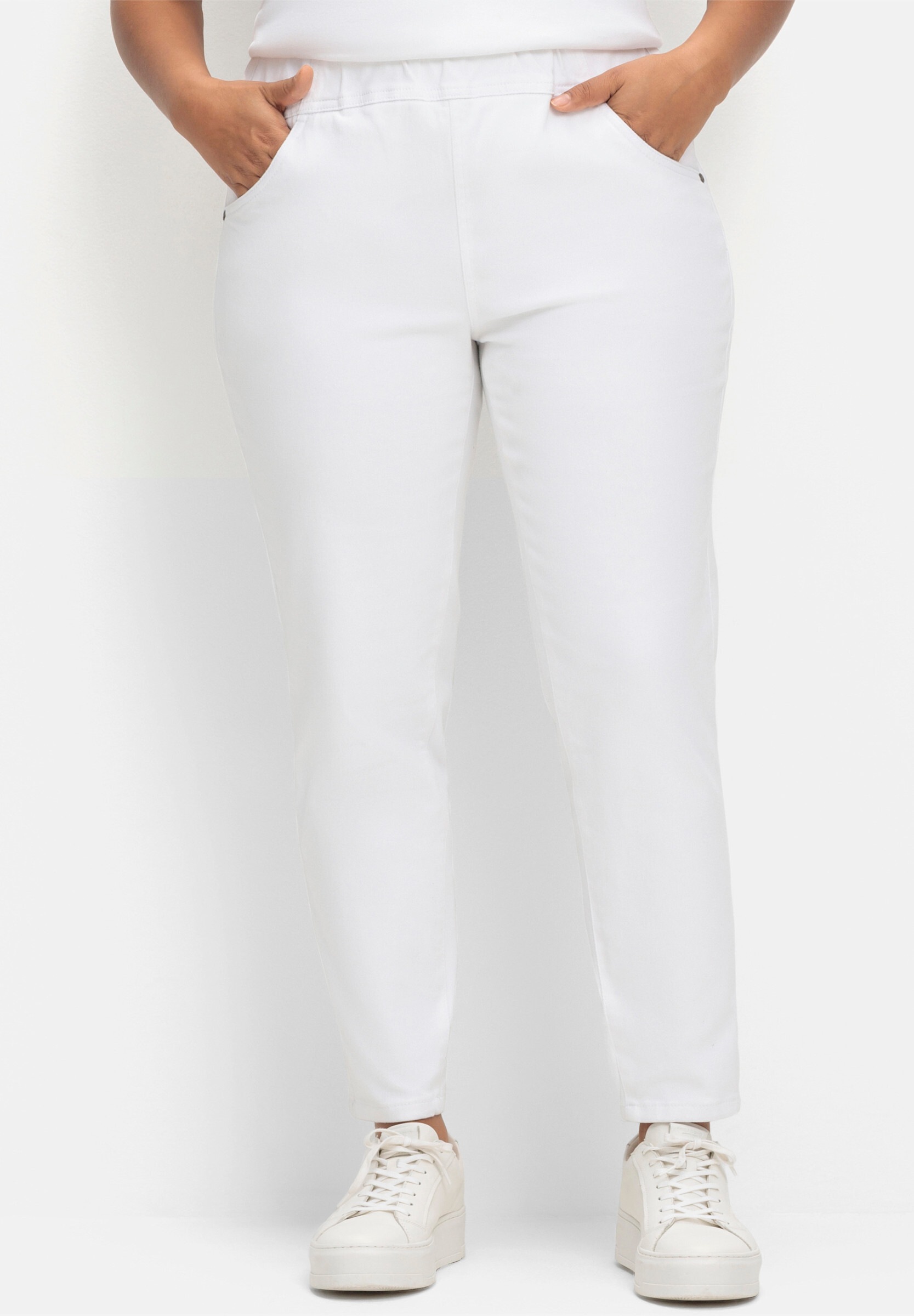 Sheego Jeansleggings »Schlupfjeans Jeggings mit breitem Gummibund« mit breitem Gummibund